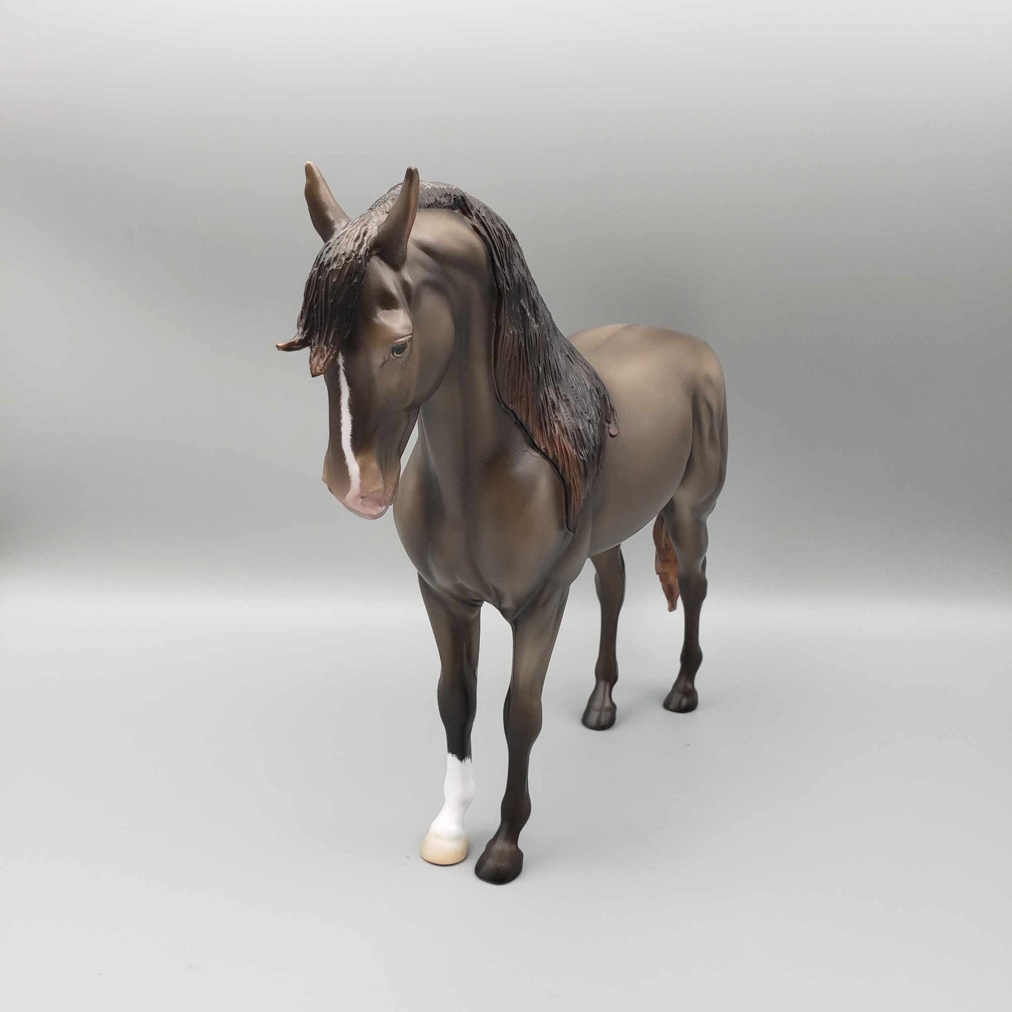 Dark Sunshine OOAK Classic Champagne Custom Split Mane Etched Markings  Andalusian By Ashley Palmer Moonlight Madness 2023 MM23