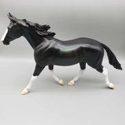In The Dark OOAK Halloween Deco Holographic Black Palouse By Ashley Palmer Moonlight Madness 2023 MM23