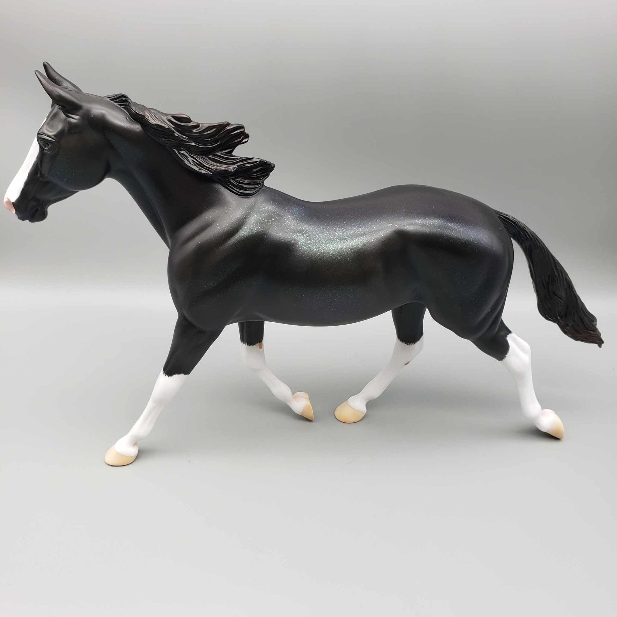 In The Dark OOAK Halloween Deco Holographic Black Palouse By Ashley Palmer Moonlight Madness 2023 MM23