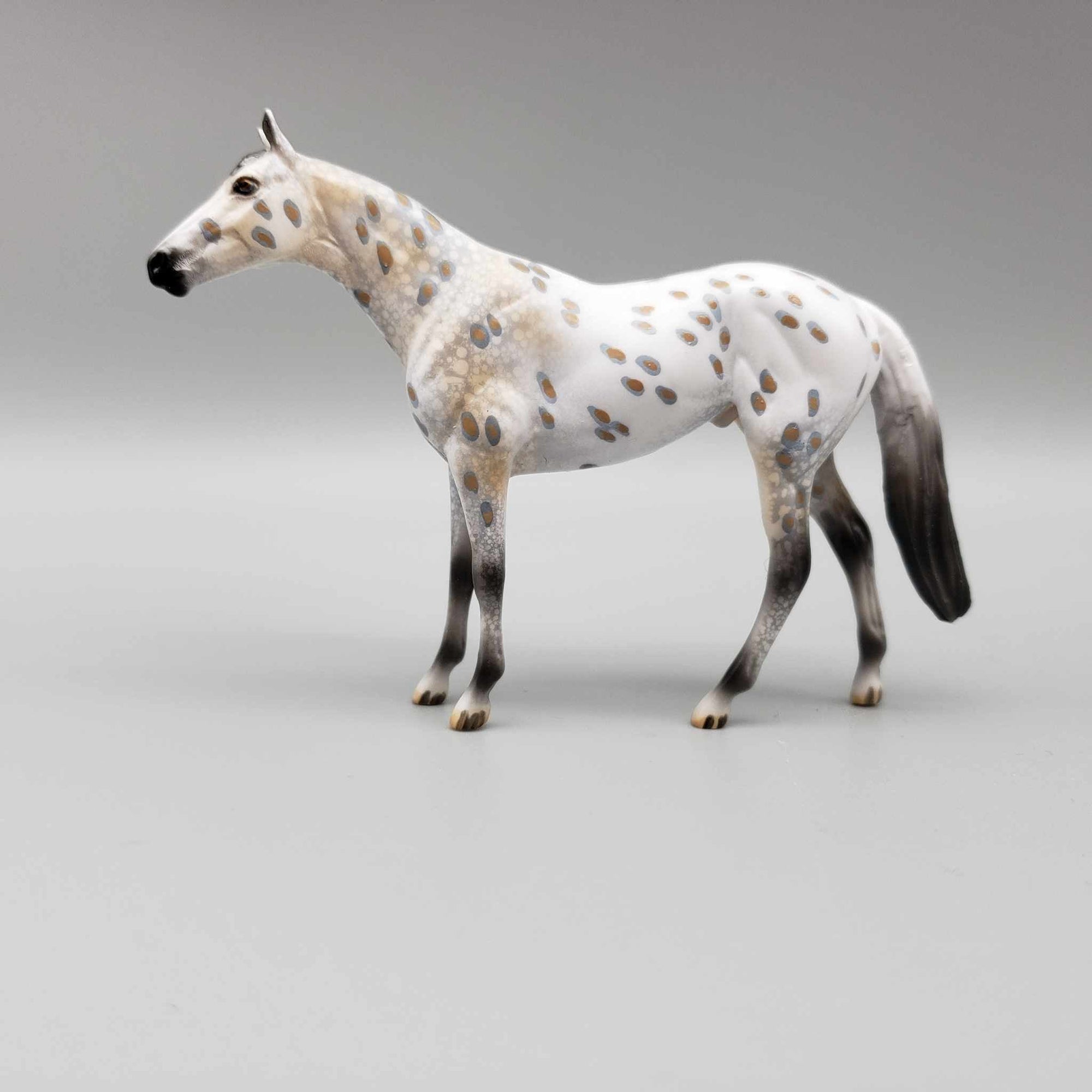 Kengi OOAK Buckskin Leopard Appaloosa Thoroughbred Chip By Dawn Quick Moonlight Madness 2023 MM23