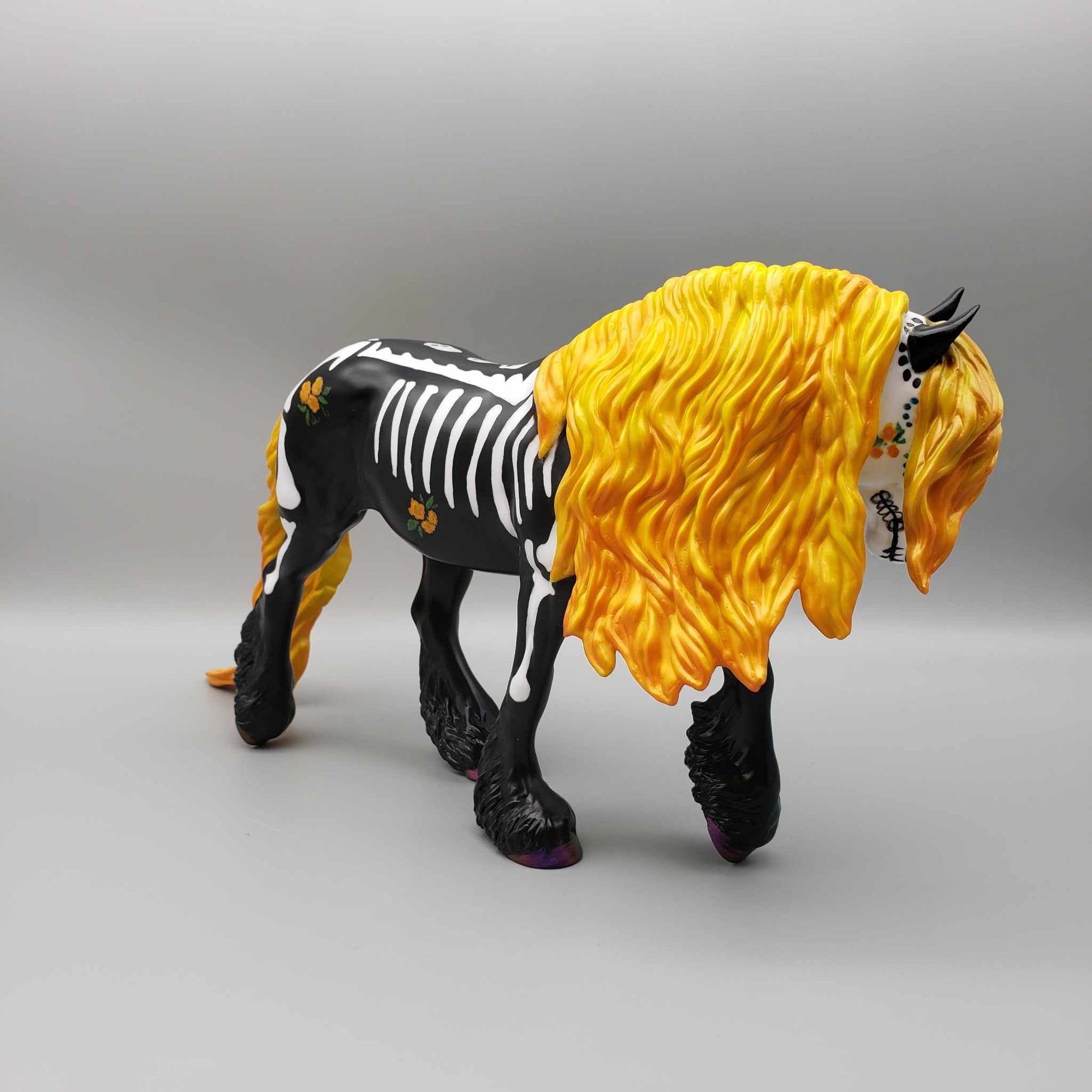 Remember Me OOAK Decorator Sugar Skull Irish Cob By Julie Keim BEST OFFER Moonlight Madness 2023 MM23