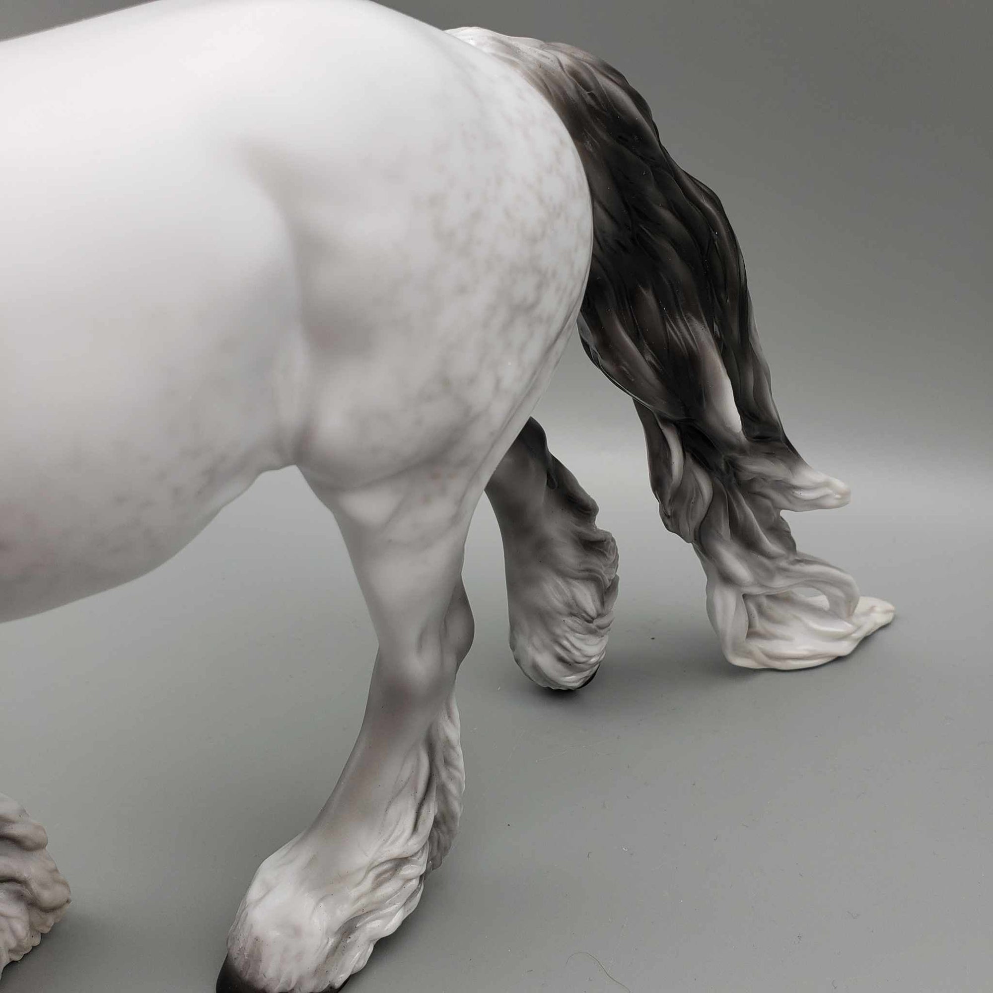 Gealach  OOAK  CUSTOM Dappled Gray Irish Cobb By Ellen Robins Moonlight Madness 2023 MM23