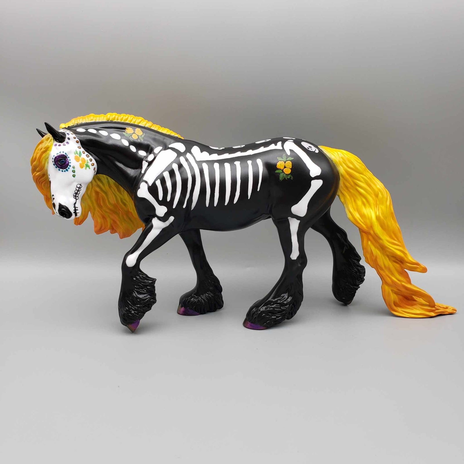 Remember Me OOAK Decorator Sugar Skull Irish Cob By Julie Keim BEST OFFER Moonlight Madness 2023 MM23