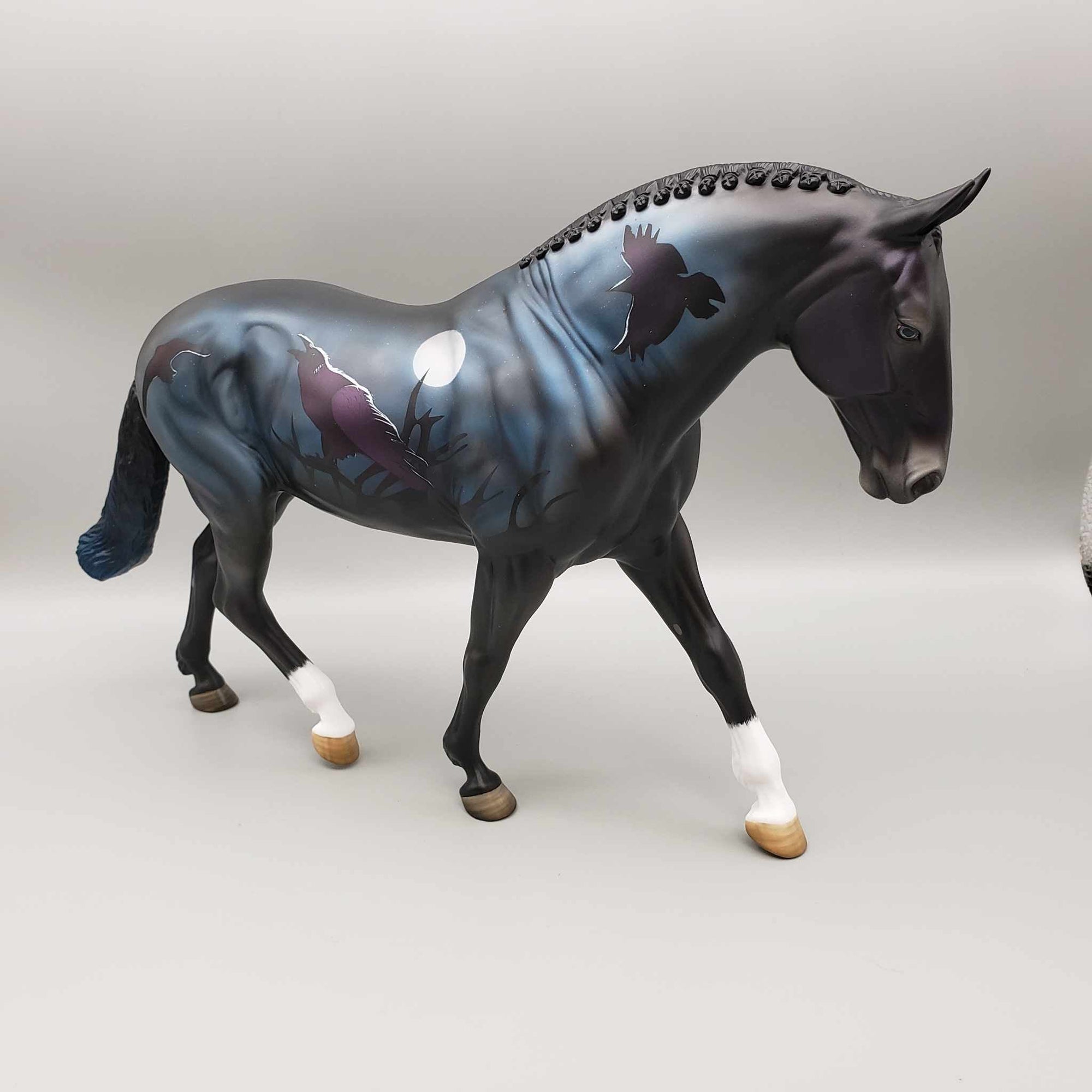 Messenger OOAK Decorator Ravens Irish Draft By Angela Marleau BEST OFFER Moonlight Madness 2023 MM23