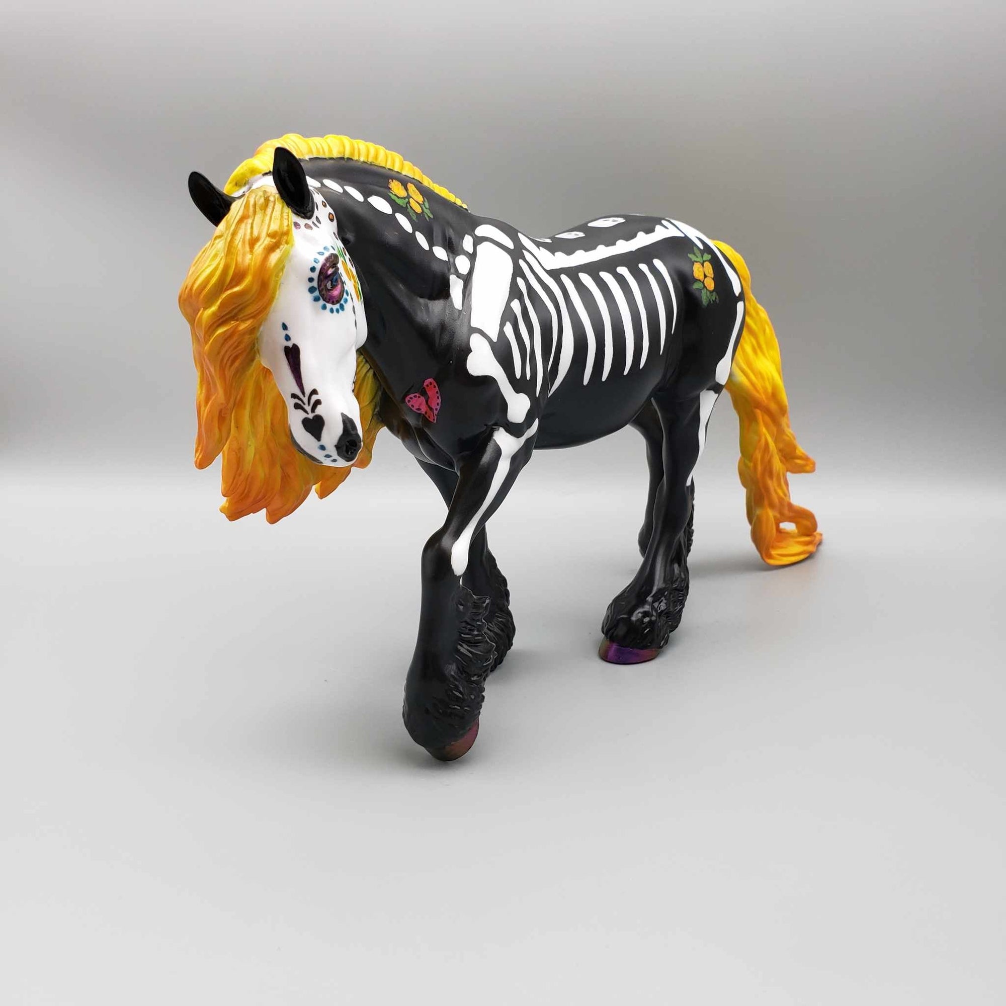 Remember Me OOAK Decorator Sugar Skull Irish Cob By Julie Keim BEST OFFER Moonlight Madness 2023 MM23