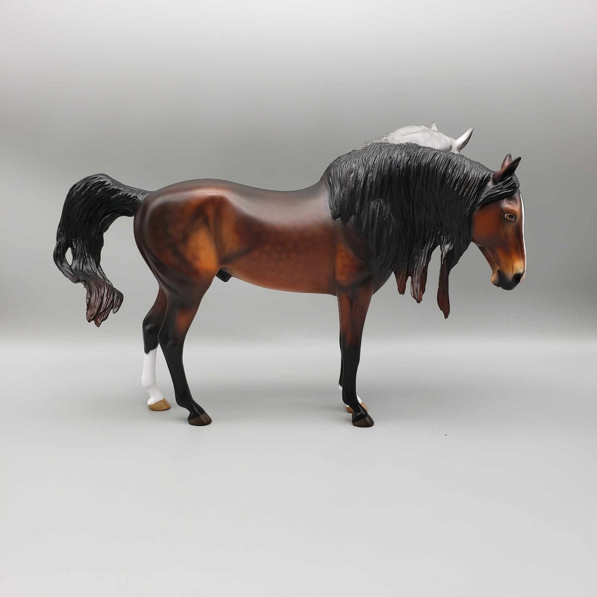 What In Tarnation OOAK Two Headed Bay and Grey Andalusian By Angela Marleau BEST OFFER Moonlight Madness 2023 MM23