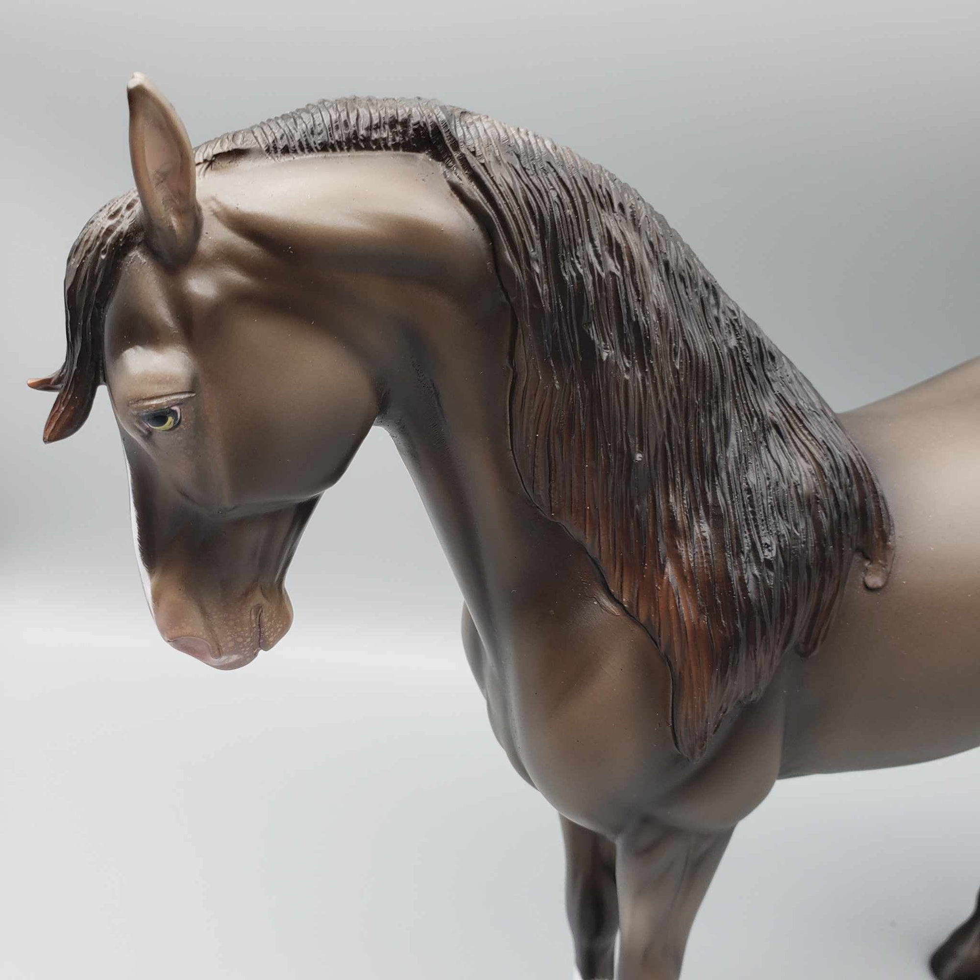 Dark Sunshine OOAK Classic Champagne Custom Split Mane Etched Markings  Andalusian By Ashley Palmer Moonlight Madness 2023 MM23