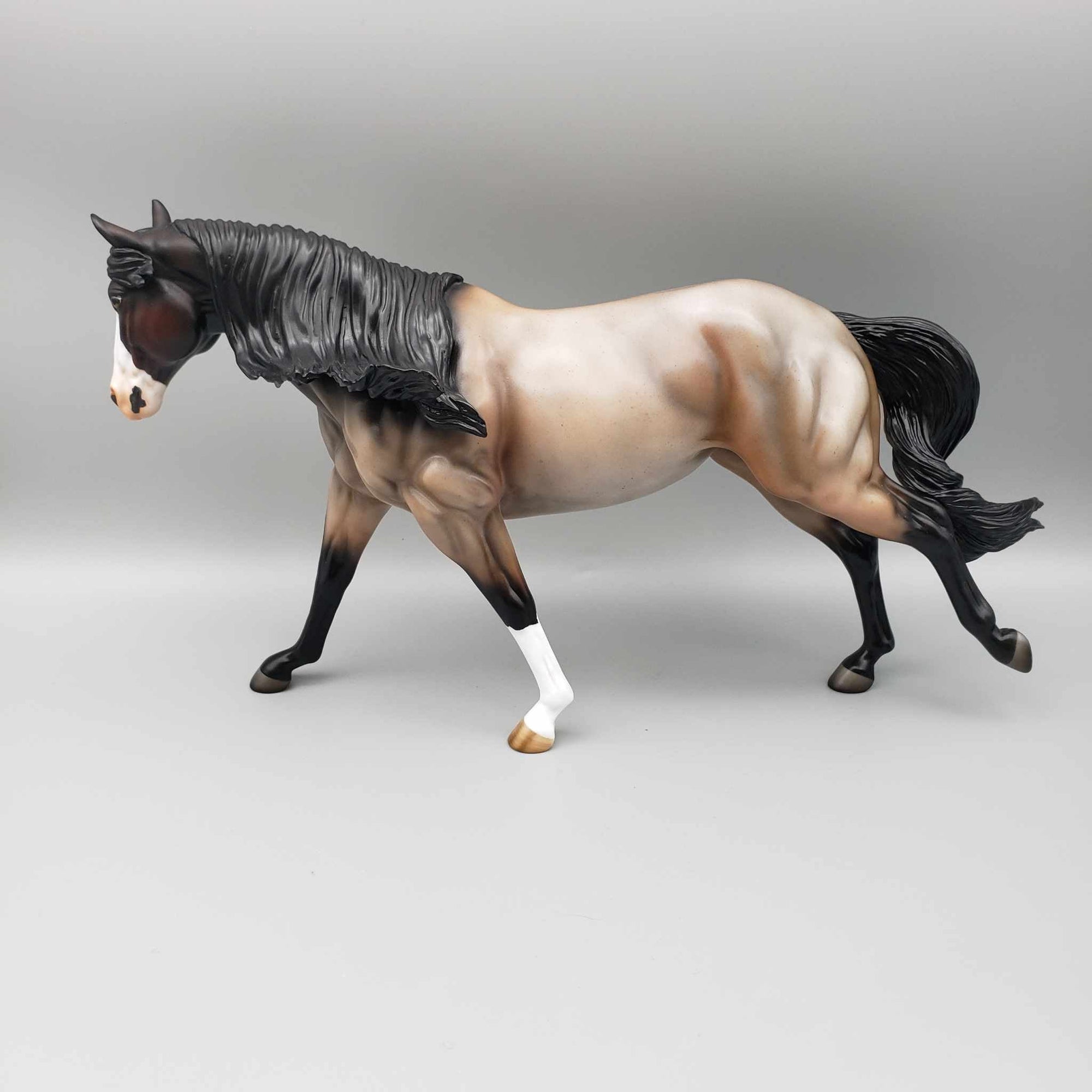 Seemingly OOAK Bay Roan Remington By Angela Marleau Moonlight Madness 2023 MM23