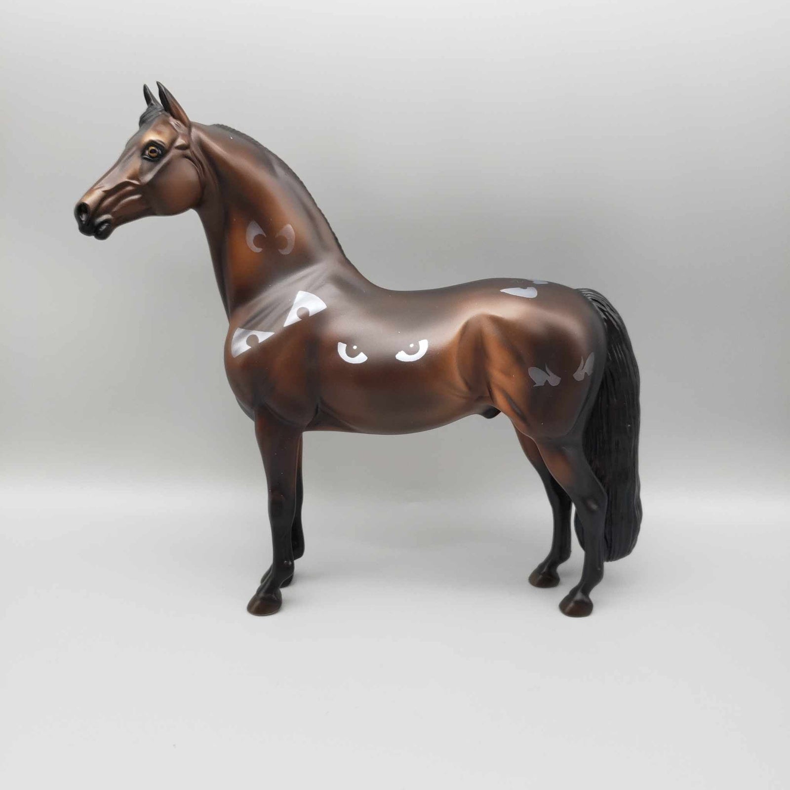 Don't Look A-bay OOAK Halloween Deco Dark Bay Morgan By Ashley Palmer Moonlight Madness 2023 MM23