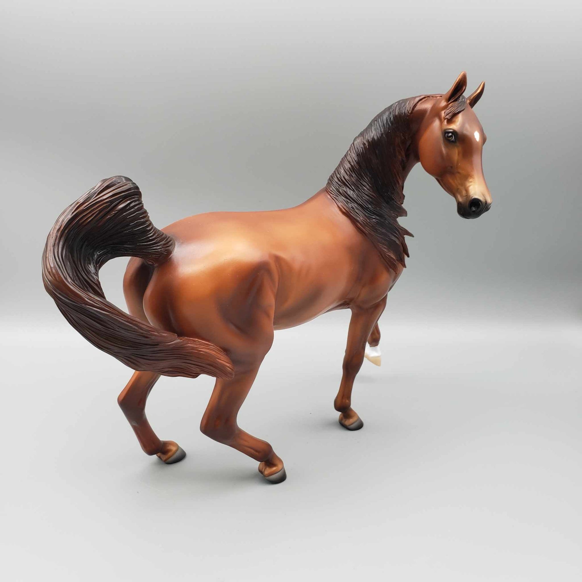 Maple OOAK Chestnut Custom Main And Tail Arabian Mare By Ashley Palmer Moonlight Madness 2023 MM23