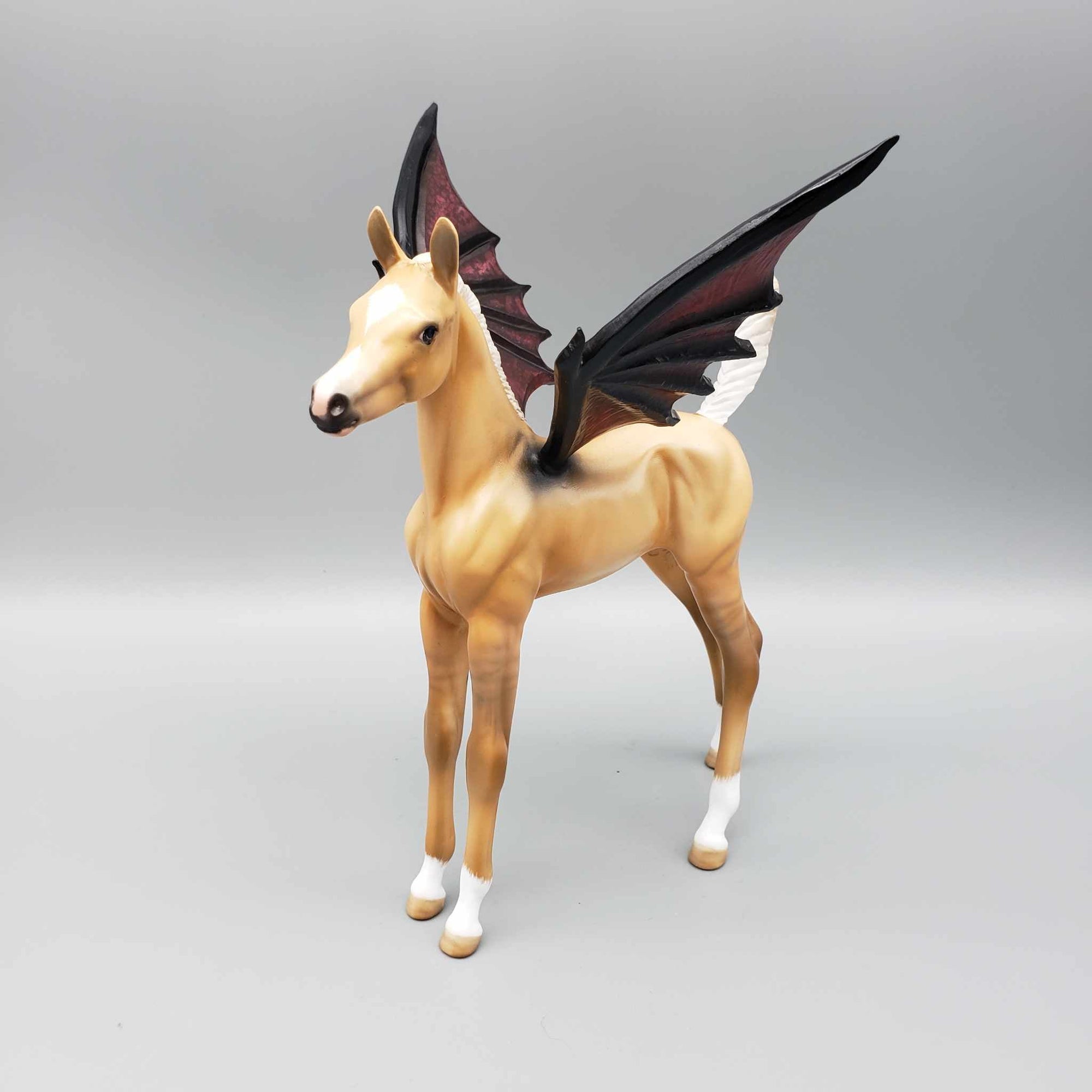 Rangda OOAK Palomino Dun Bat Wing Pebble by Angela Marleau Moonlight Madness 2023 MM23