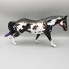 Tabitha OOAK Halloween Deco Brown Etched Tobiano w/ purple highlights Remington By Ellen Robins Moonlight Madness 2023 MM23