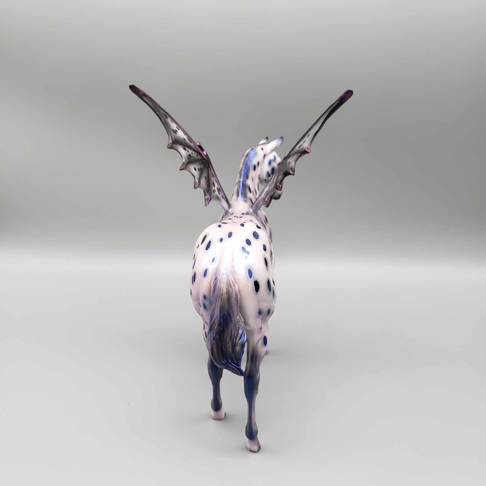 Crazy A-Bat You OOAK Purple Appaloosa Bat Wing Weanling By Julie Keim BEST OFFER Moonlight Madness 2023 MM23