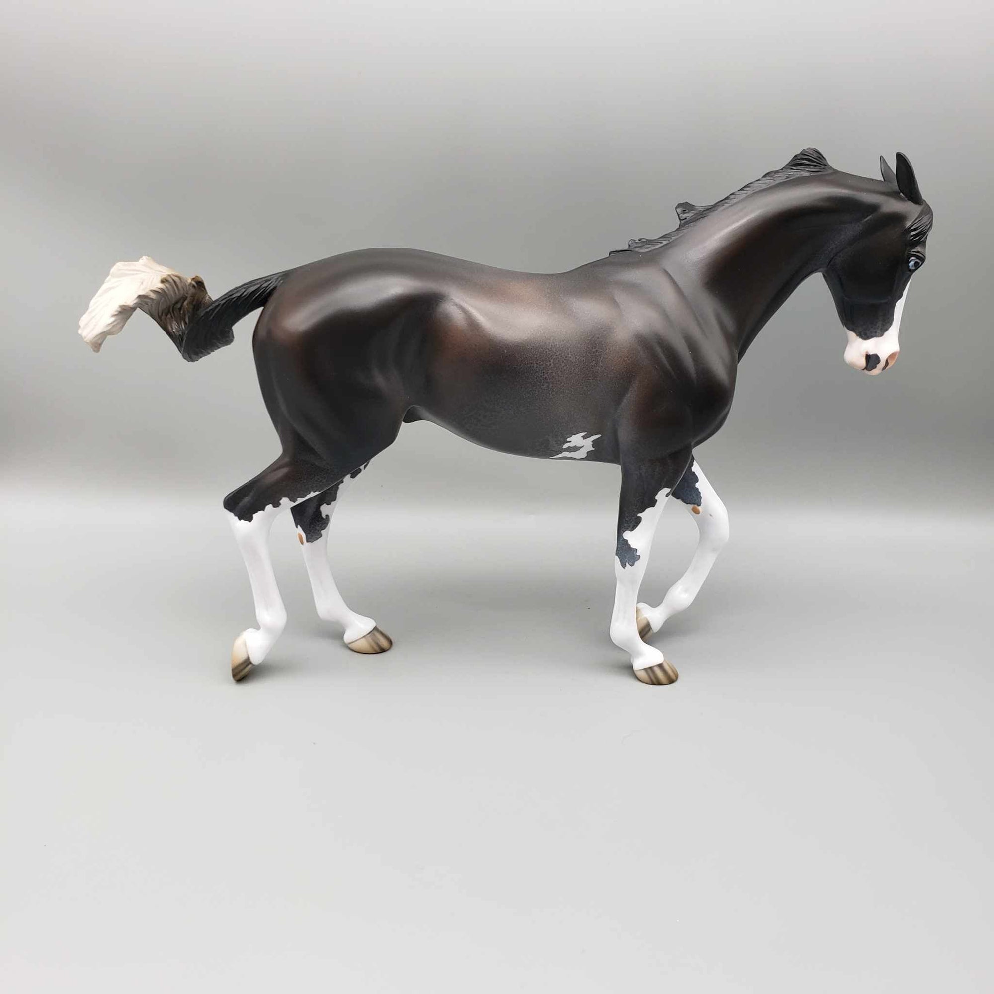 Karymsky OOAK Dark Bay Sabino Thoroughbred  By Jess Hamill Moonlight Madness 2023 MM23