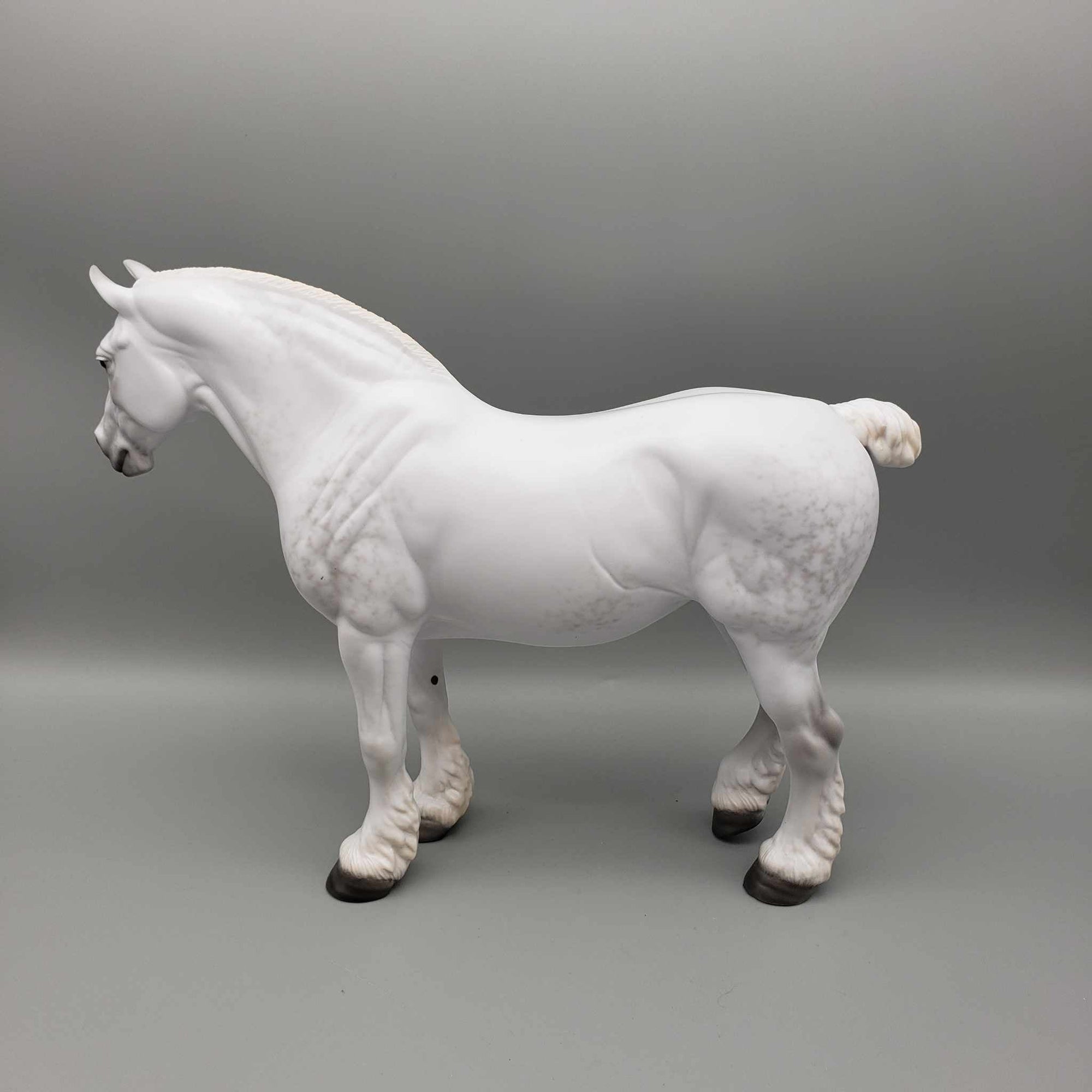 Whispers By Moonlight OOAK Dappled Gray Heavy Draft By Ellen Robbins Moonlight Madness 2023 MM23