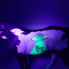 Interstellar Pit Stop OOAK Alien Deco Arabian Pebble By Jess Hamill Black Light Reactive Moonlight Madness 2023 MM23