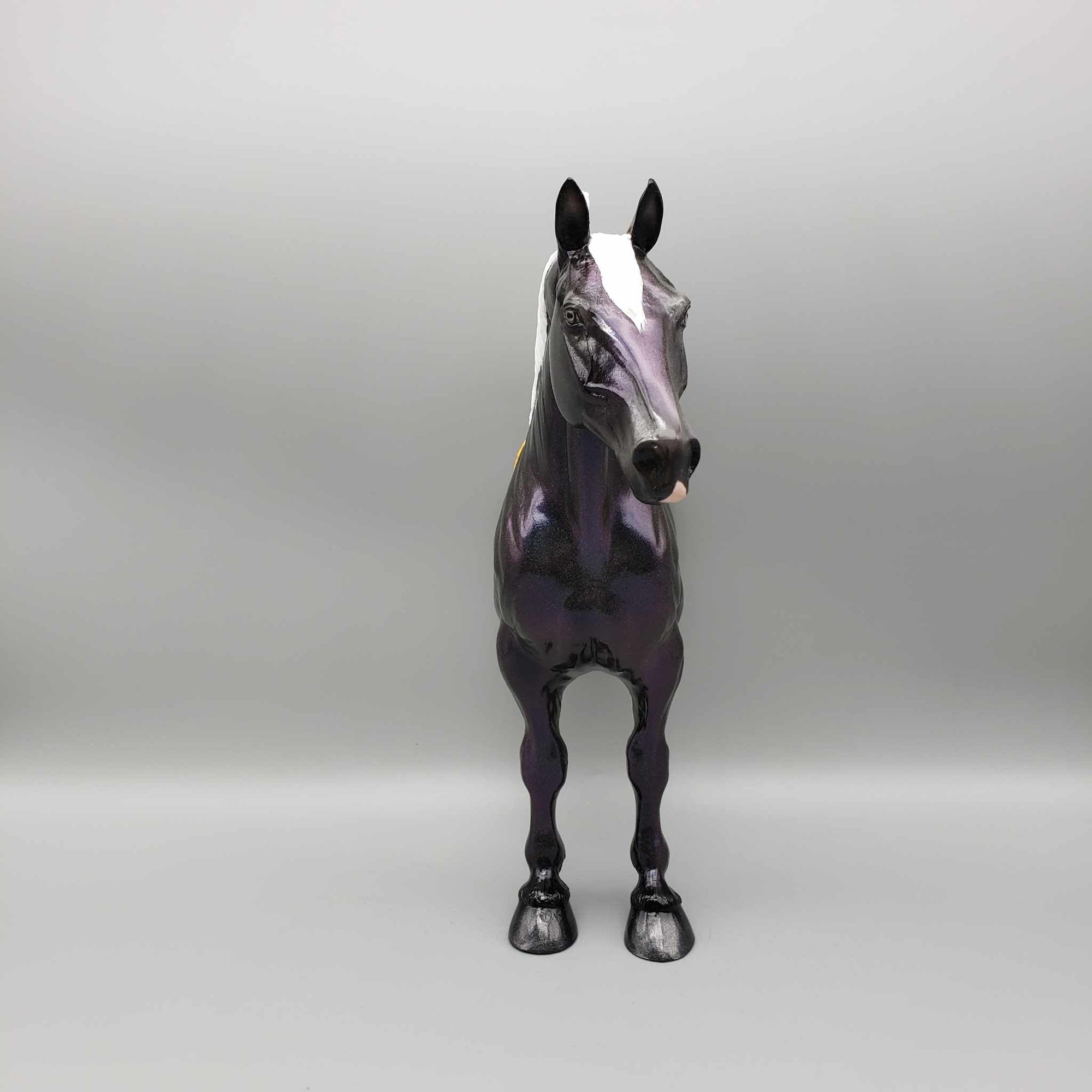 Half A Chance OOAK Holographic Black Half Standing Draft Wall Decor By Ellen Robbins Moonlight Madness 2023 MM23