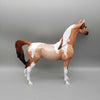 Autumn Magick OOAK Red Roan Tobiano Color shift halo Arabian By Ellen Robbins Moonlight Madness 2023 MM23