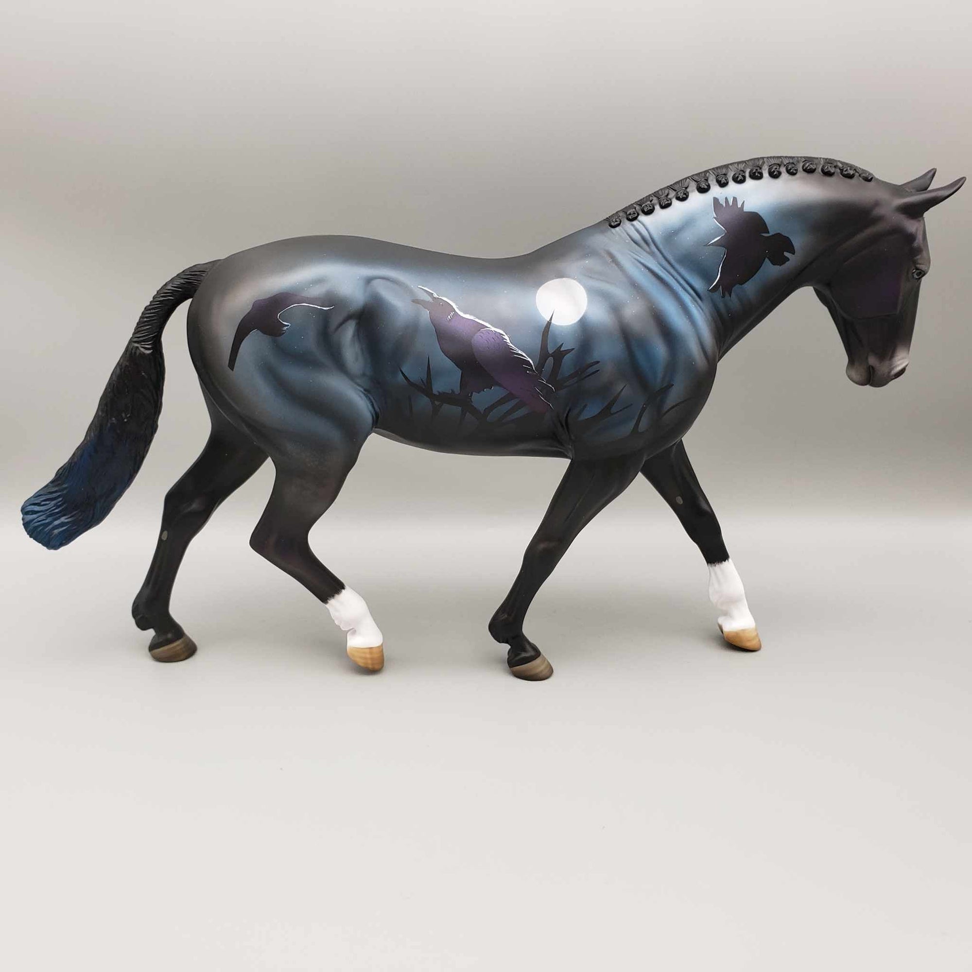 Messenger OOAK Decorator Ravens Irish Draft By Angela Marleau BEST OFFER Moonlight Madness 2023 MM23