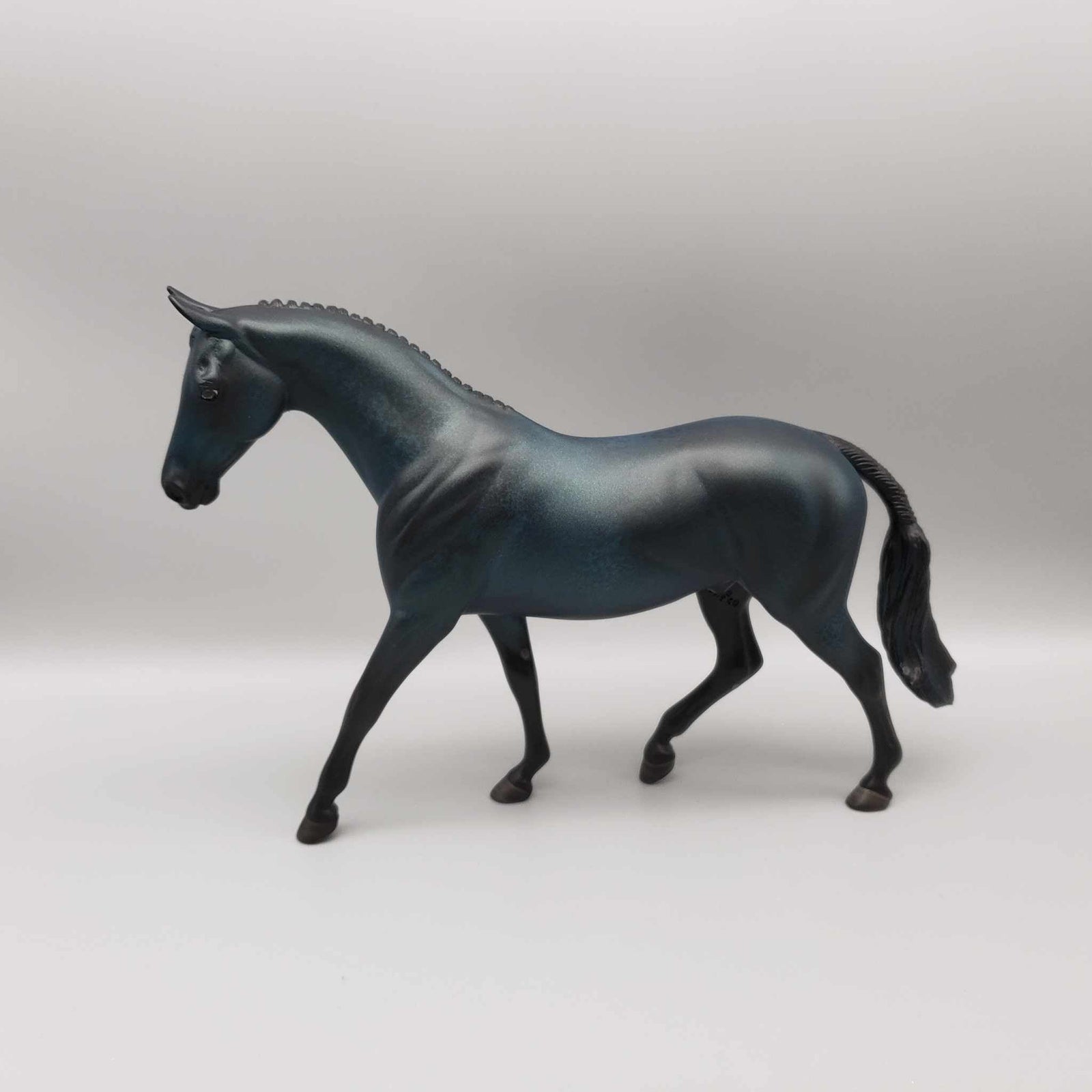 Dart Frog OOAK Deco Green  Frog Pattern Blacklight Reactive By Angela Marleau Moonlight Madness 2023 MM23