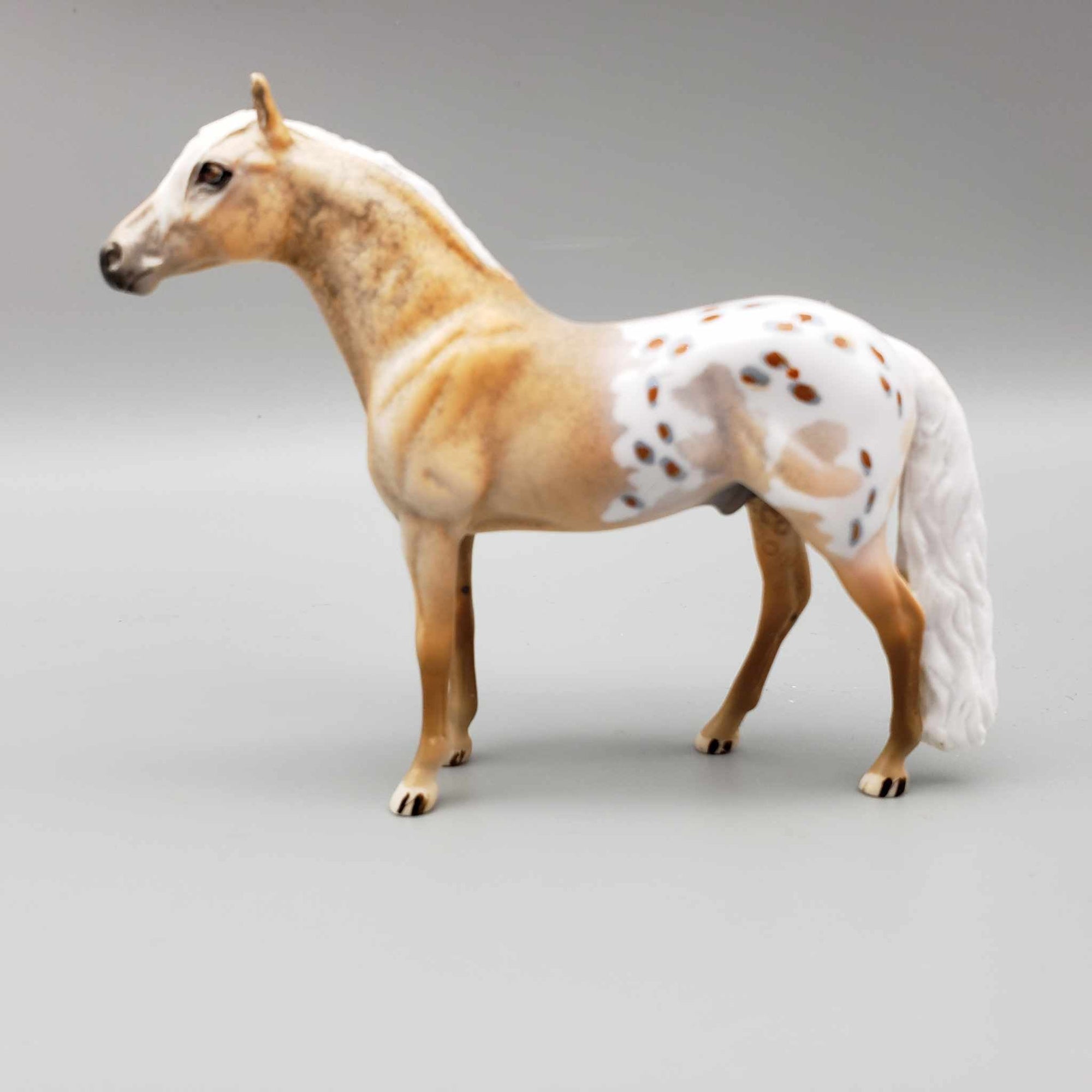 Maynard OOAK Palomino Blanket Appaloosa W/Spots Andalusian Chip By Dawn Quick Moonlight Madness 2023 MM23
