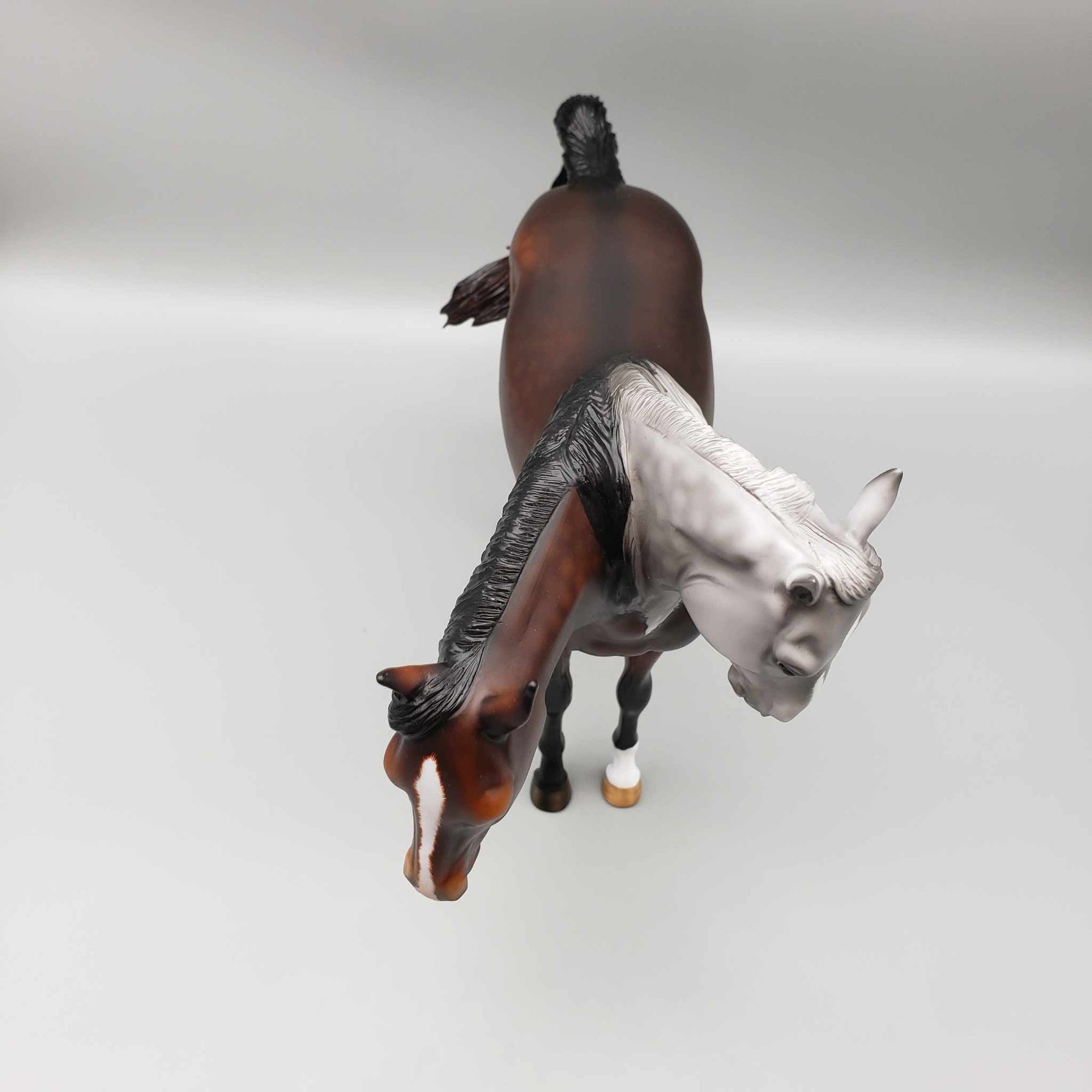 What In Tarnation OOAK Two Headed Bay and Grey Andalusian By Angela Marleau BEST OFFER Moonlight Madness 2023 MM23