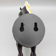 Half A Chance OOAK Holographic Black Half Standing Draft Wall Decor By Ellen Robbins Moonlight Madness 2023 MM23