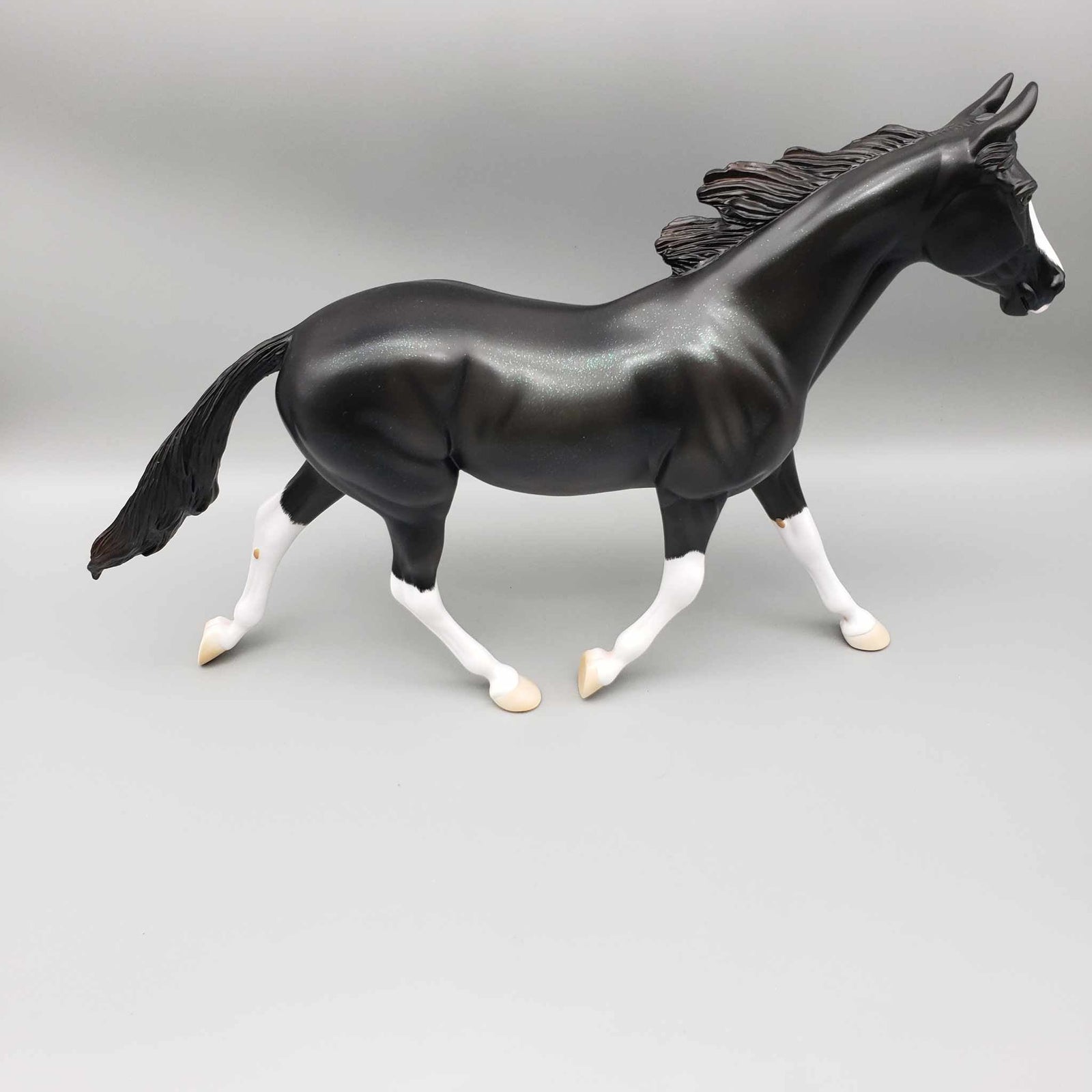 In The Dark OOAK Halloween Deco Holographic Black Palouse By Ashley Palmer Moonlight Madness 2023 MM23