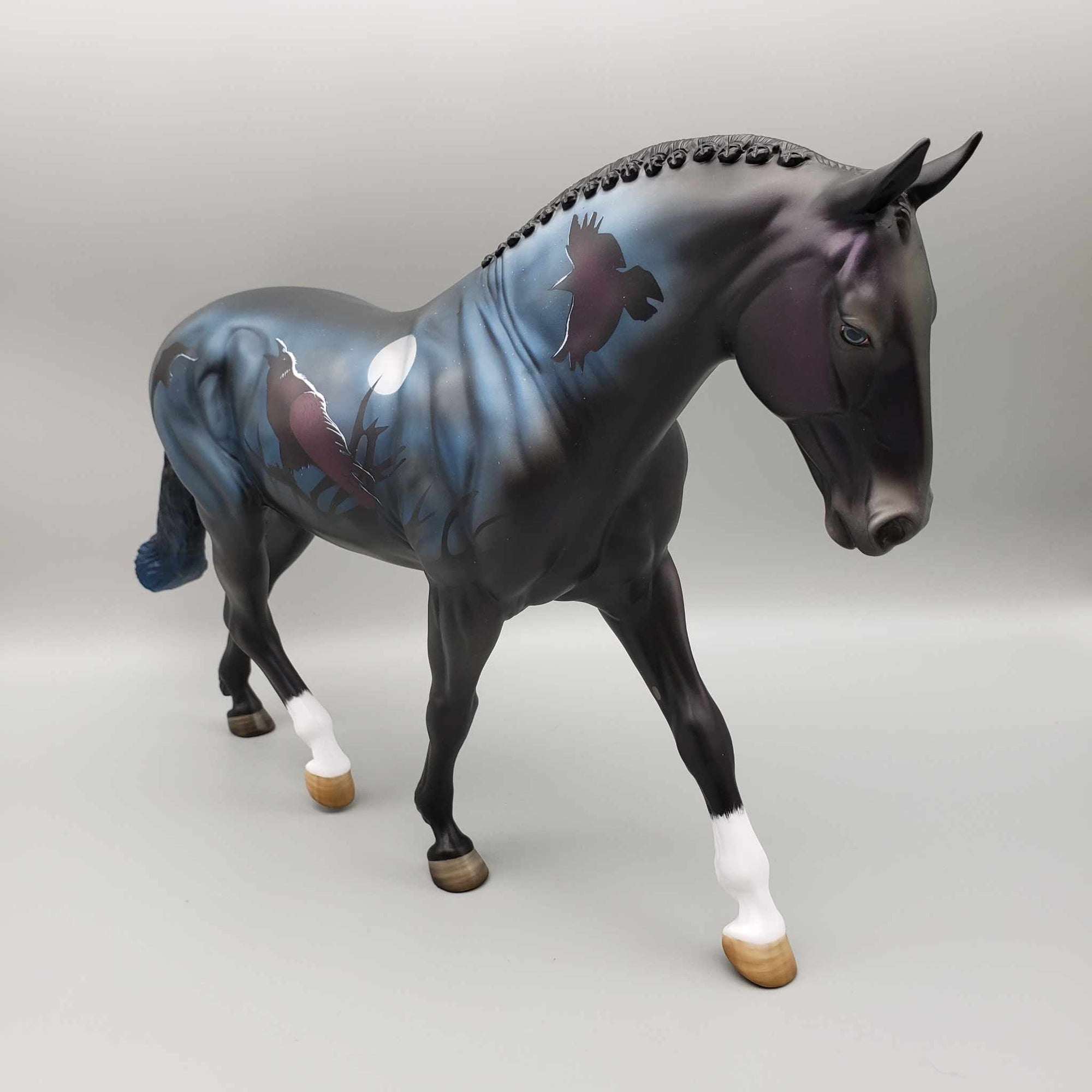 Messenger OOAK Decorator Ravens Irish Draft By Angela Marleau BEST OFFER Moonlight Madness 2023 MM23