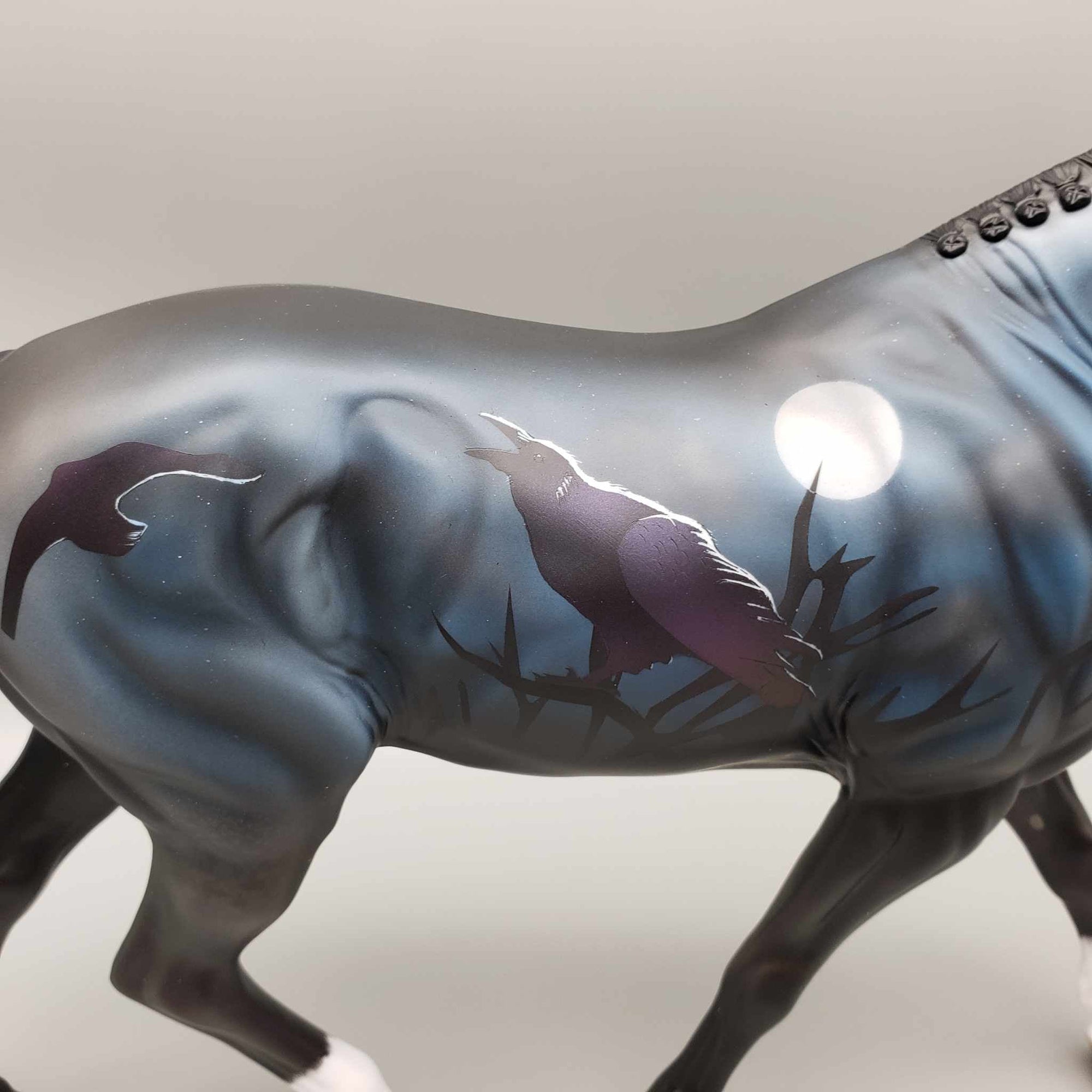 Messenger OOAK Decorator Ravens Irish Draft By Angela Marleau BEST OFFER Moonlight Madness 2023 MM23