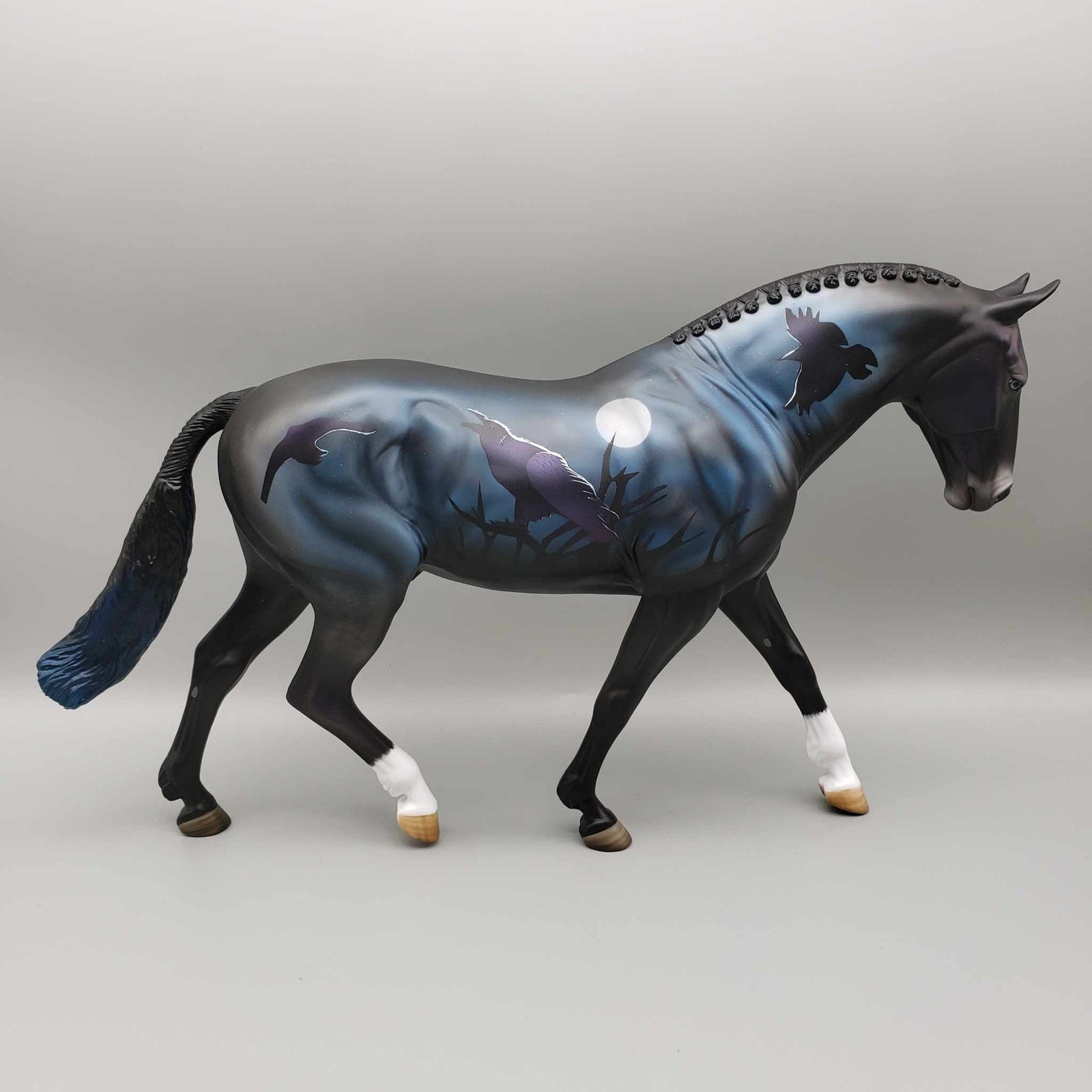 Messenger OOAK Decorator Ravens Irish Draft By Angela Marleau BEST OFFER Moonlight Madness 2023 MM23