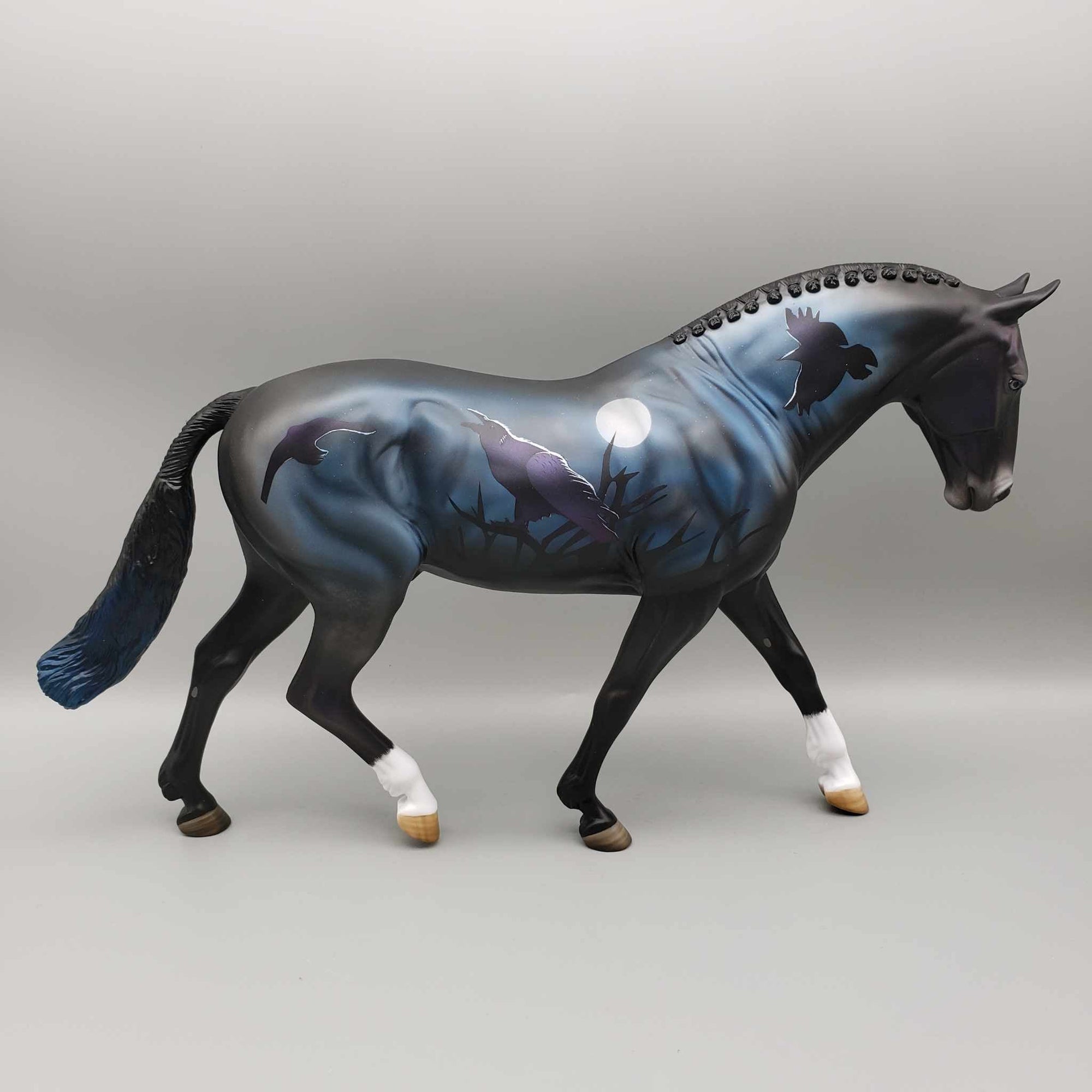 Messenger OOAK Decorator Ravens Irish Draft By Angela Marleau BEST OFFER Moonlight Madness 2023 MM23