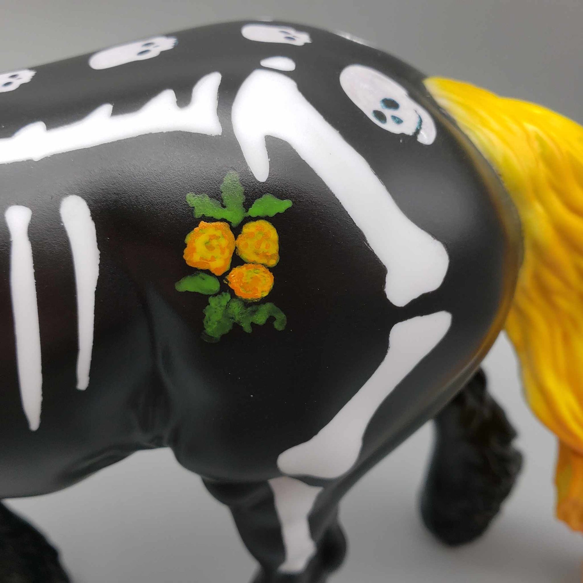 Remember Me OOAK Decorator Sugar Skull Irish Cob By Julie Keim BEST OFFER Moonlight Madness 2023 MM23