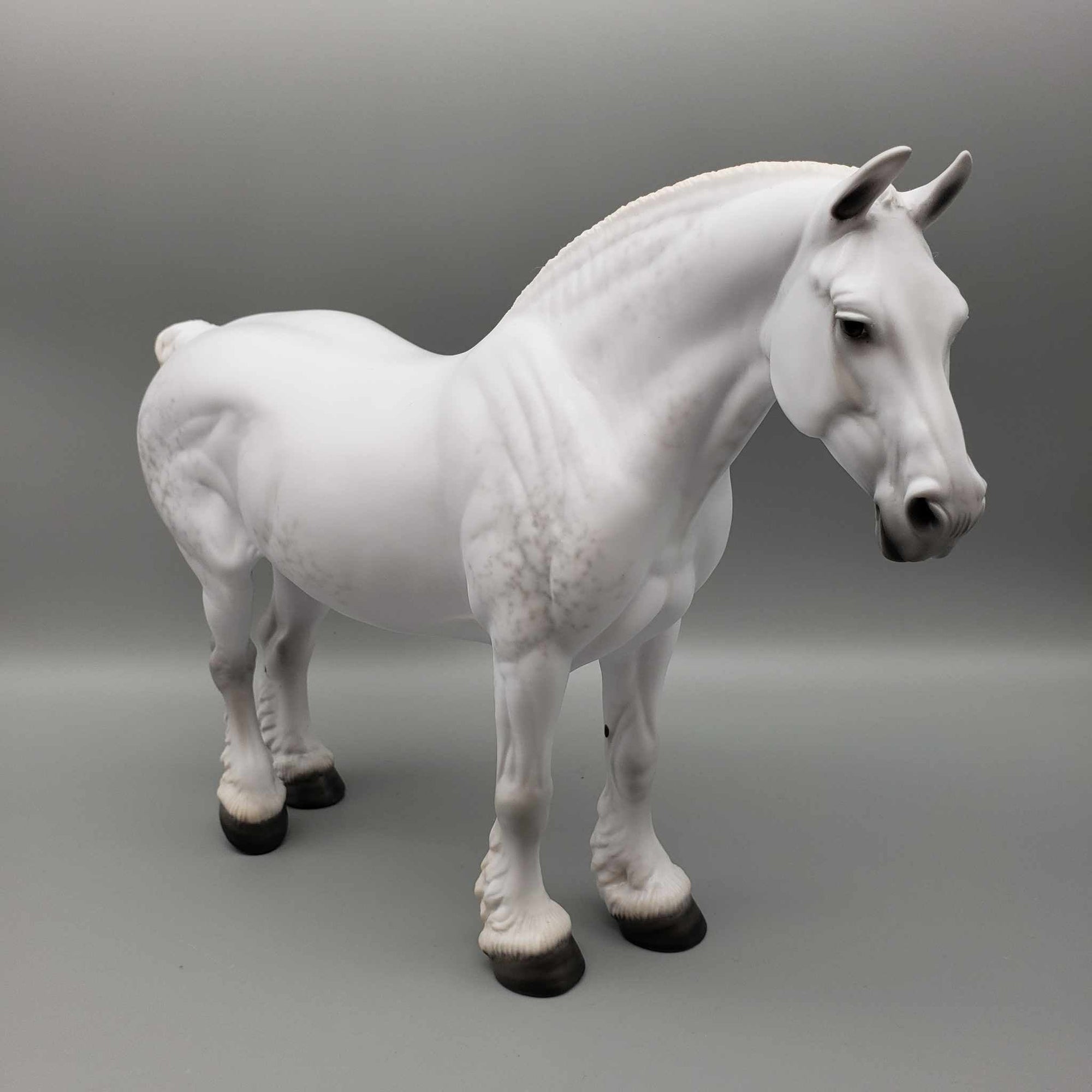 Whispers By Moonlight OOAK Dappled Gray Heavy Draft By Ellen Robbins Moonlight Madness 2023 MM23