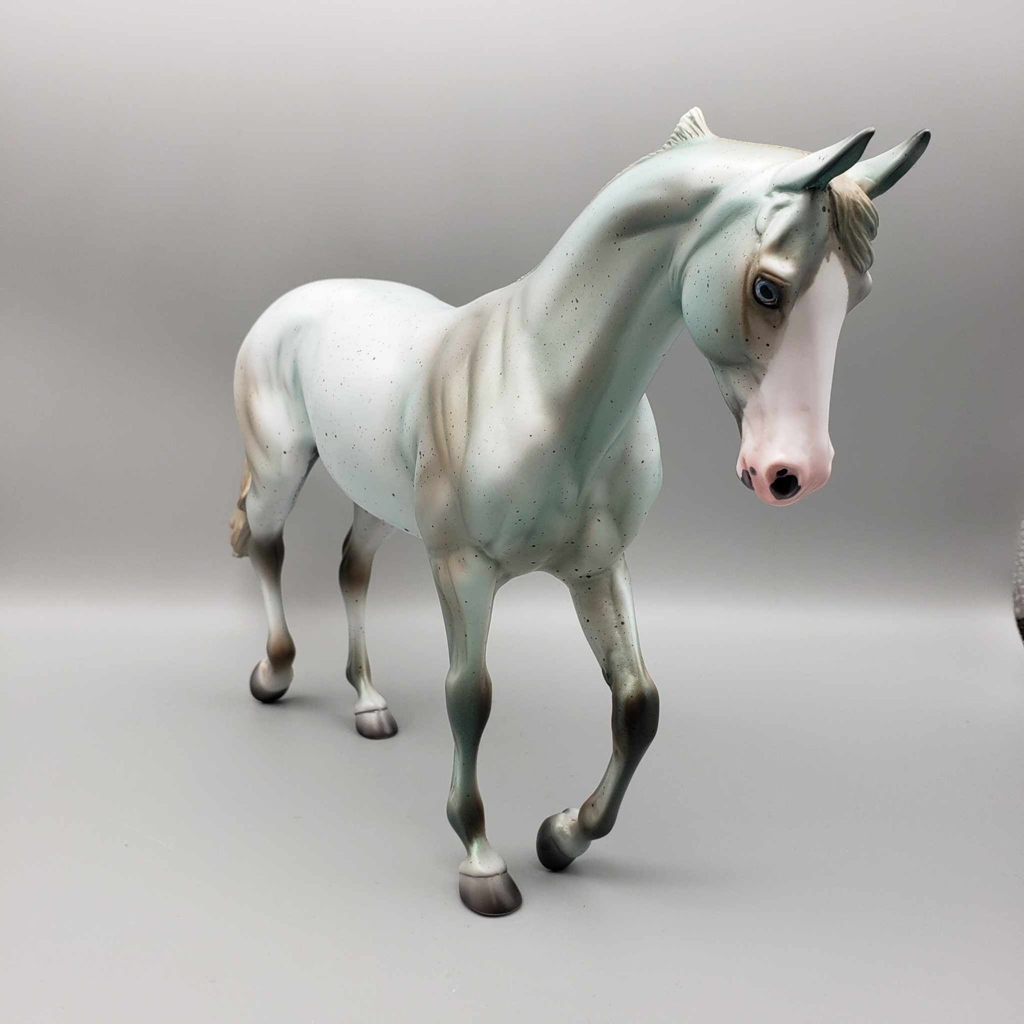 Wheatley OOAK Halloween Deco Light Mint Green Roan Thoroughbred By Ashley Palmer Moonlight Madness 2023 MM23