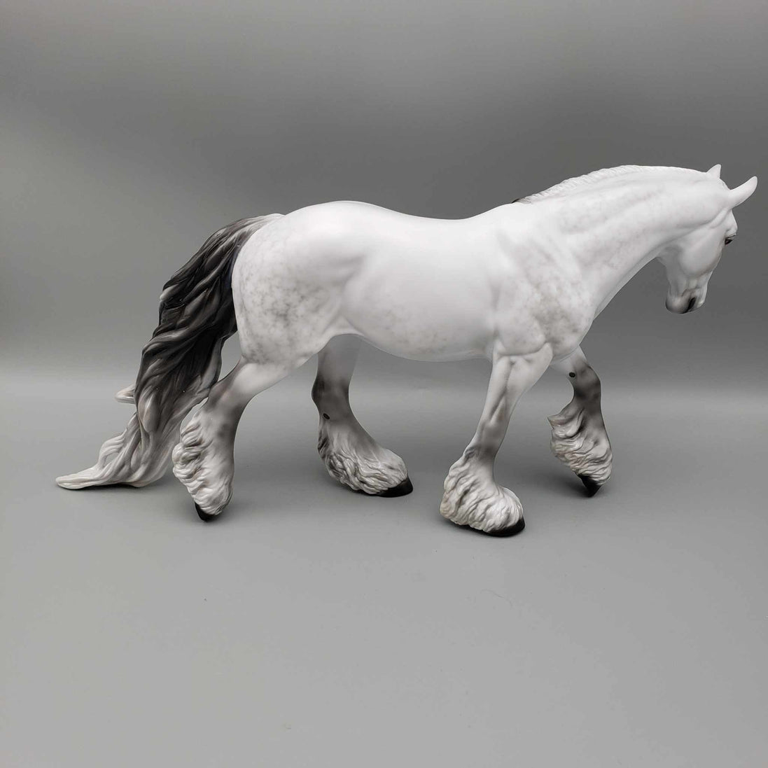 Gealach  OOAK  CUSTOM Dappled Gray Irish Cobb By Ellen Robins Moonlight Madness 2023 MM23