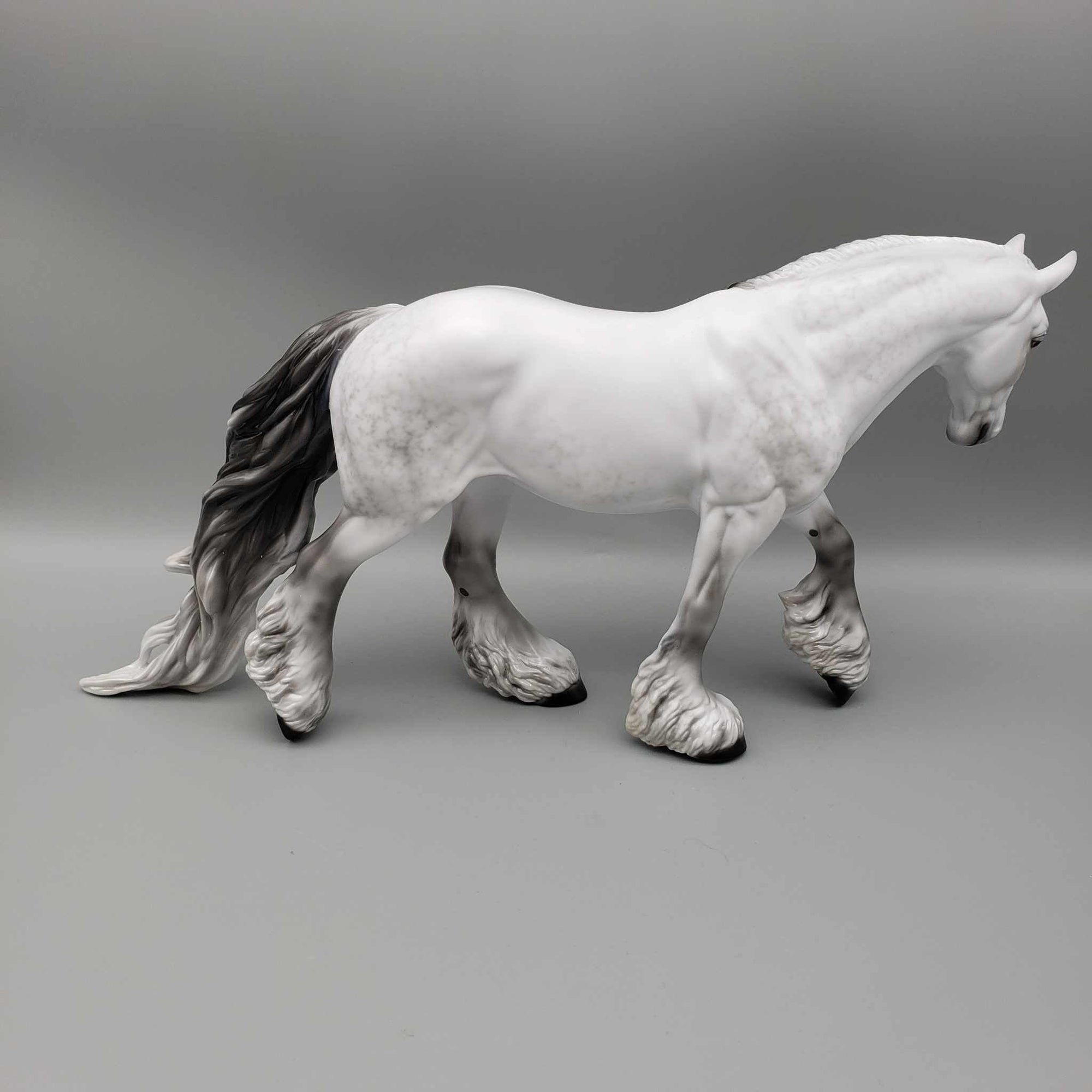 Gealach  OOAK  CUSTOM Dappled Gray Irish Cobb By Ellen Robins Moonlight Madness 2023 MM23