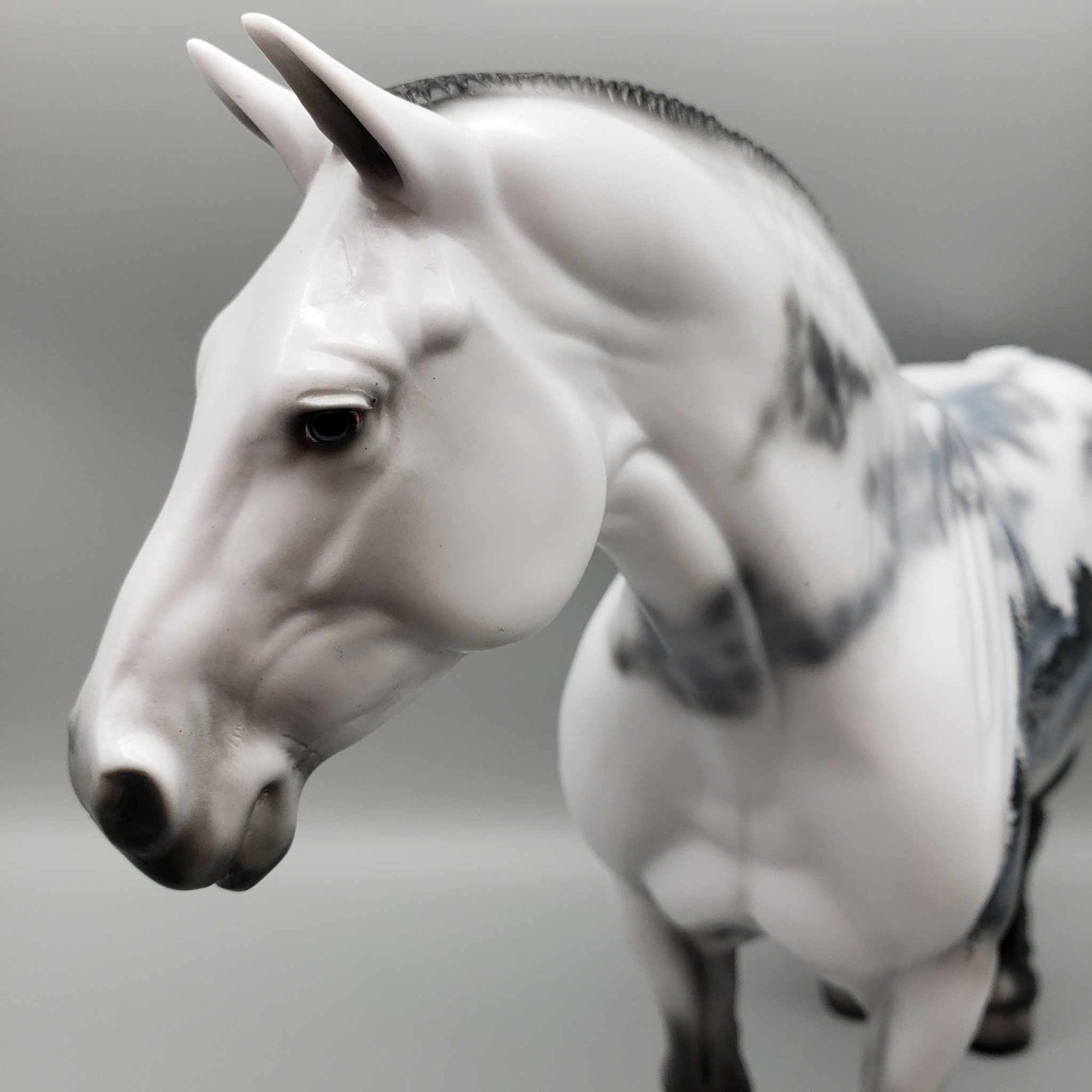 Charnel Lane OOAK Decorator Cabin in the Lane Scene Heavy Draft Mare By Dawn Quick BEST OFFER Moonlight Madness 2023 MM23