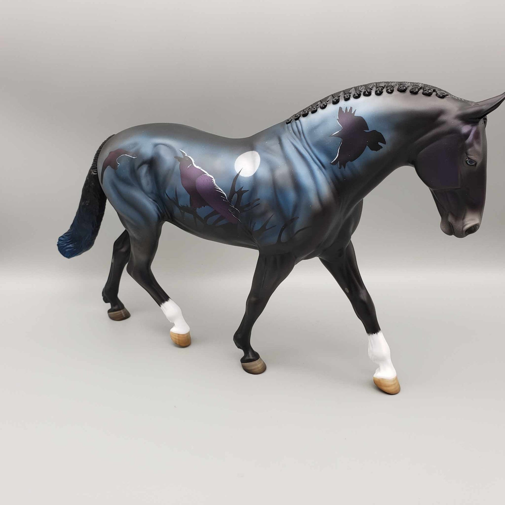 Messenger OOAK Decorator Ravens Irish Draft By Angela Marleau BEST OFFER Moonlight Madness 2023 MM23