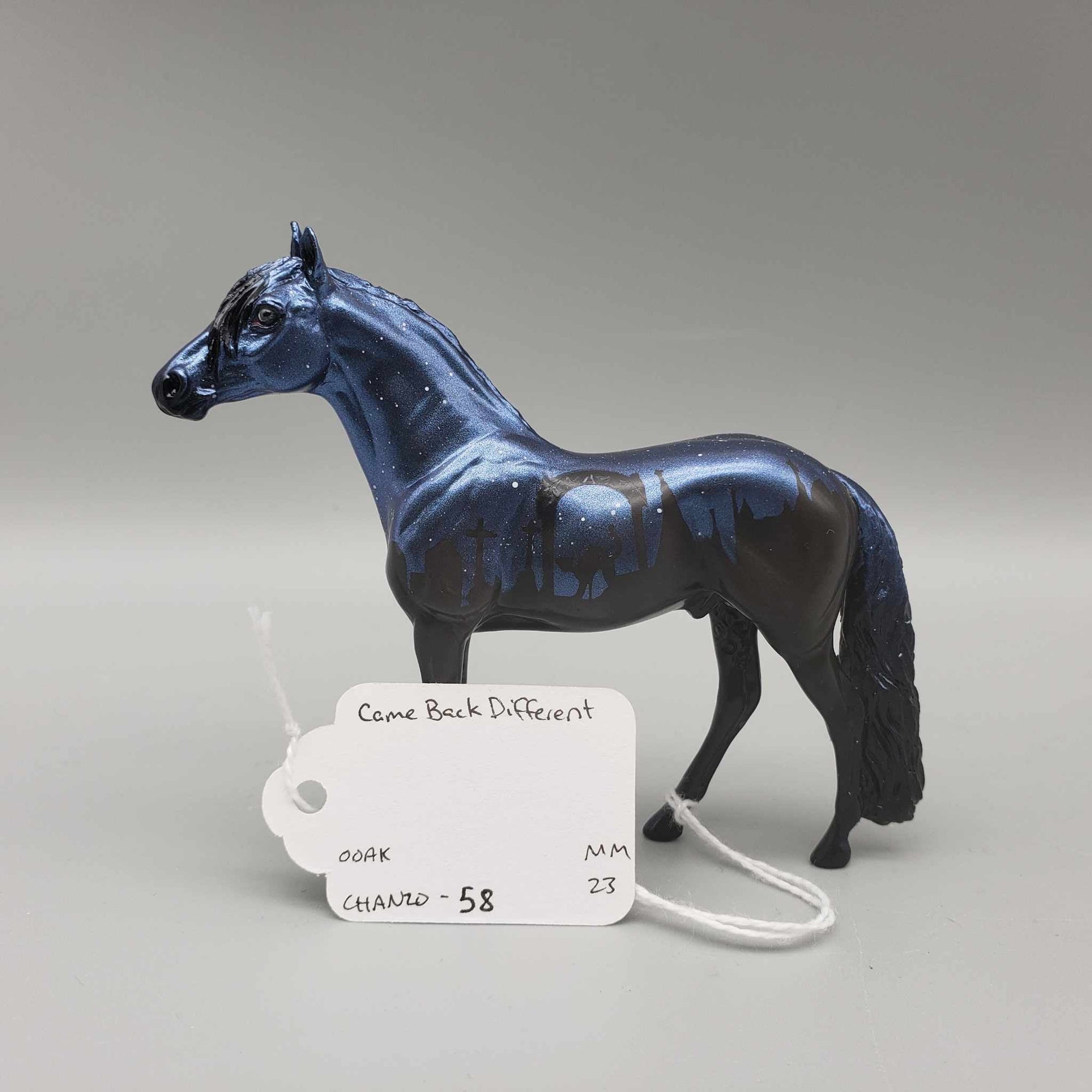 Came Back Different OOAK Deco Graveyard Scene Inspired By Pet Sematary Blacklight Reactive Andalusian Chip By Ellen Robbins Moonlight Madness 2023 MM23