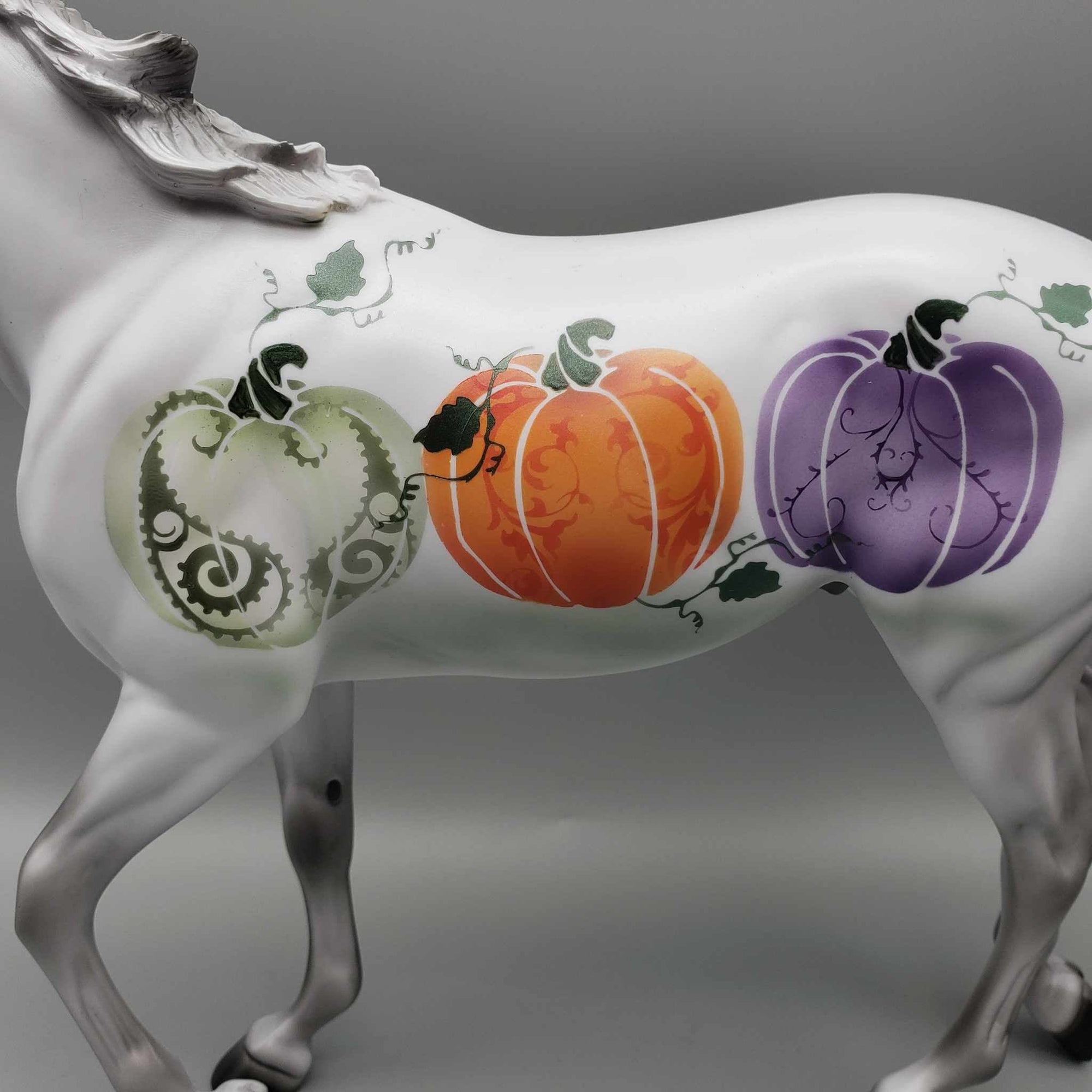 Pumpkin Spice with Deco with Green, Orange and Purple Pumpkins By Dawn Quick Moonlight Madness 2023 MM23