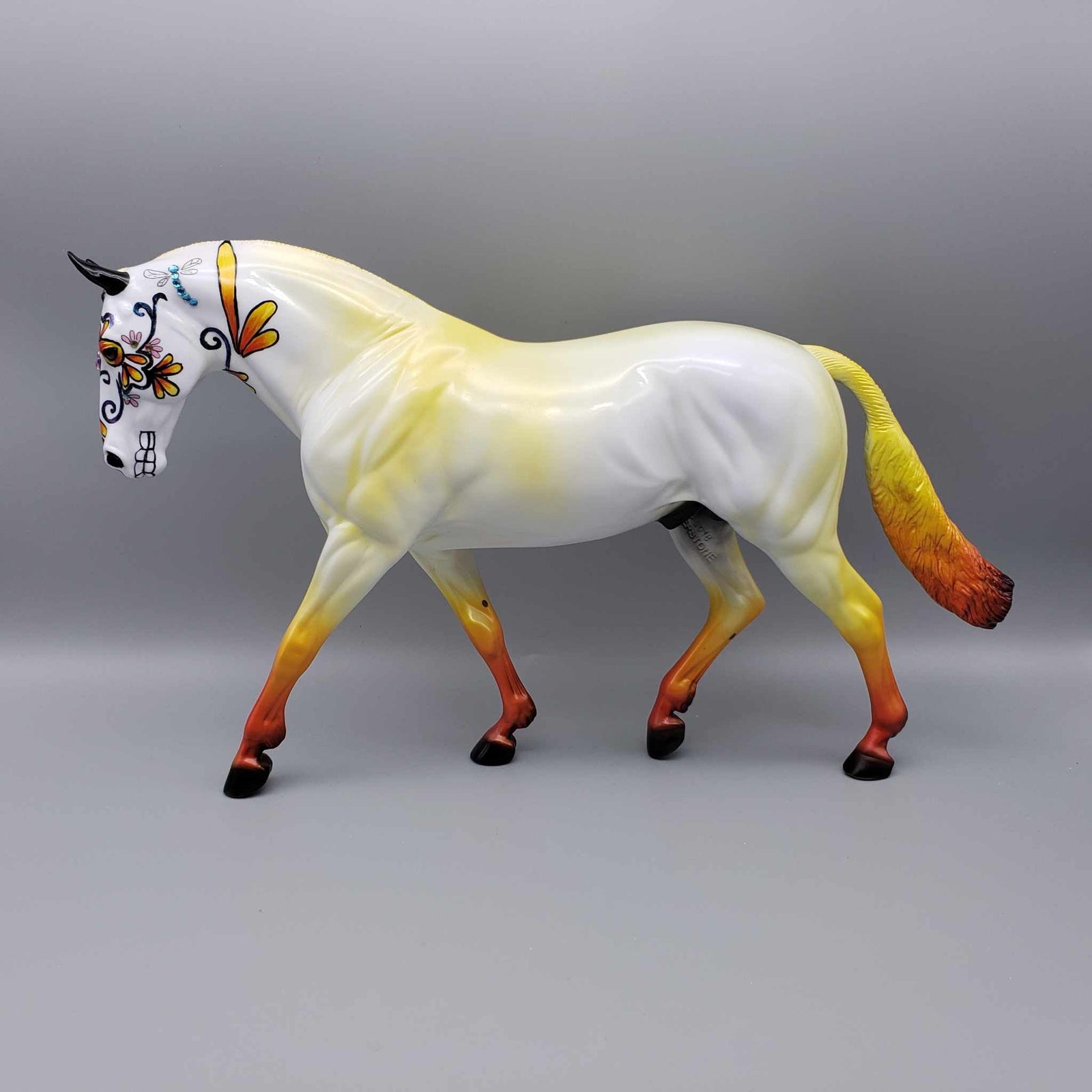 Dragonfly Dreams OOAK Sugar Skull Irish Draught By Dawn Quick Facebook Auction MM23