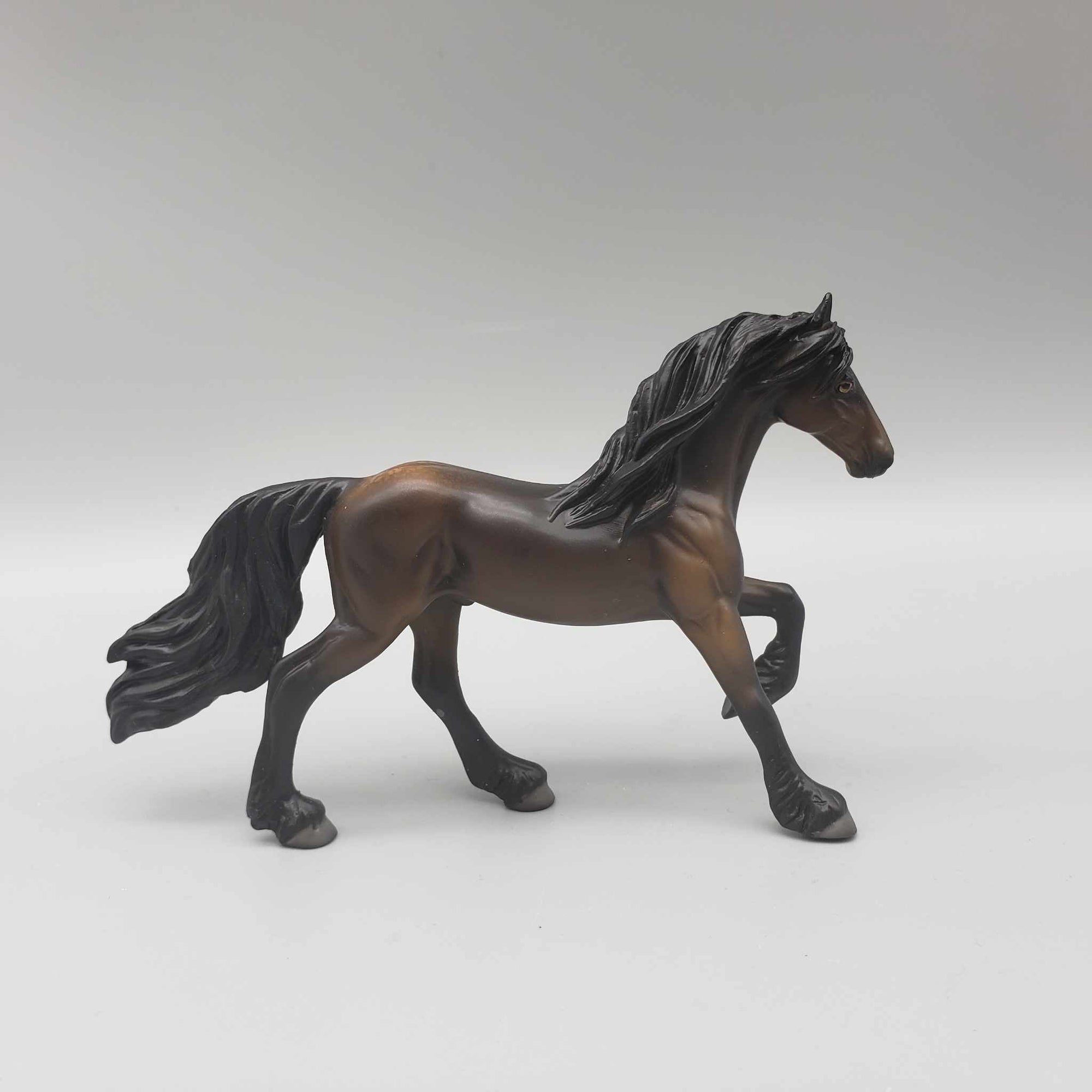 Snickers OOAK Dark Bay Friesian Chip By Angela Marleau Moonlight Madness 2023 MM23