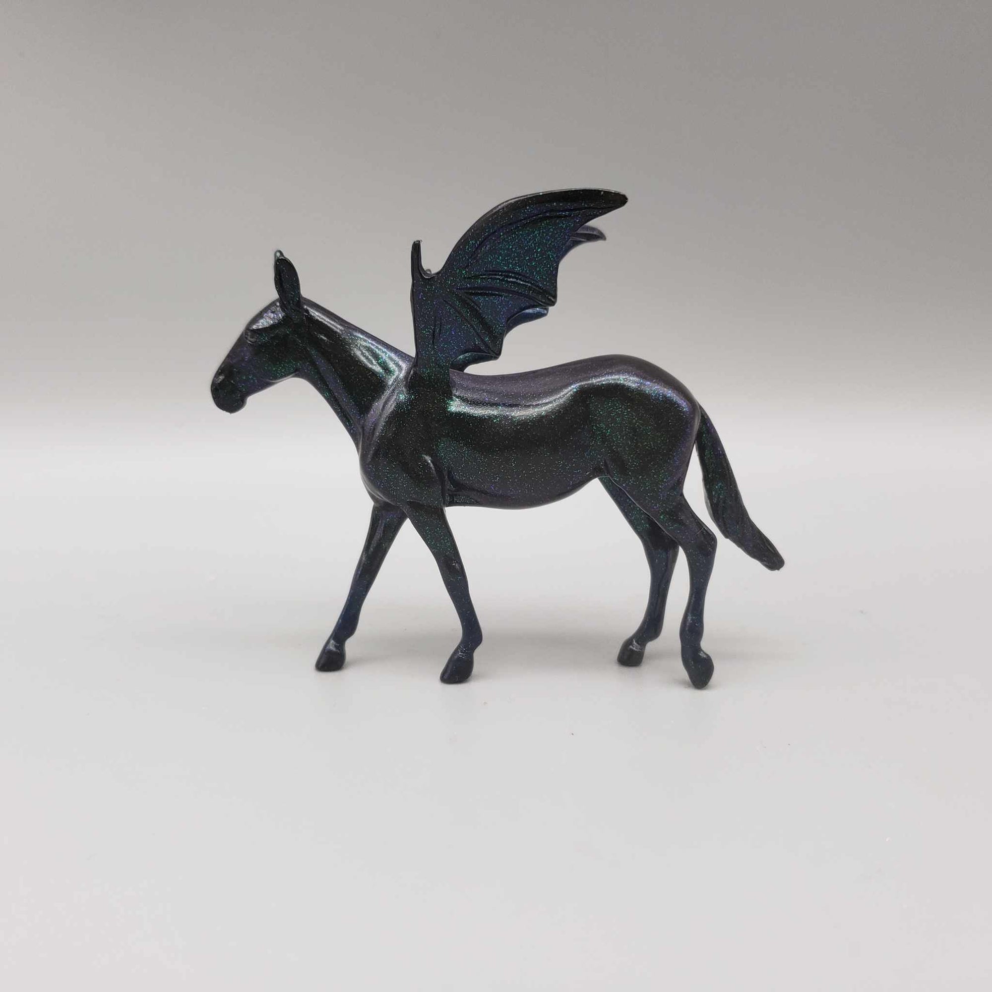 Wicked Brew OOAK Deco Green Batwing Mule Chip By Ashley Palmer Moonlight Madness 2023 MM23