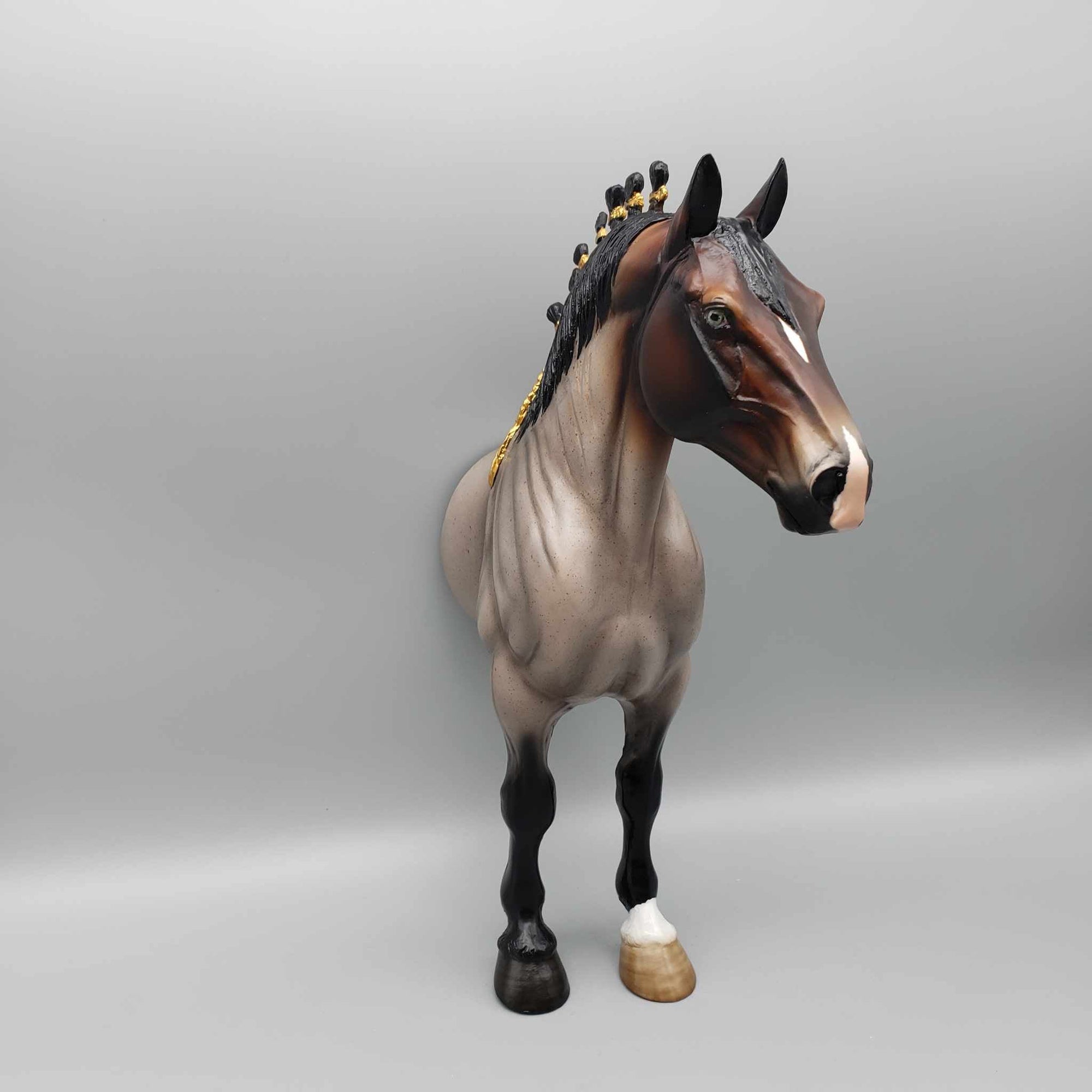 Sardine OOAK Bay Roan Half Standing Drafter Wall Decor By Angela Marleau Moonlight Madness 2023 MM23