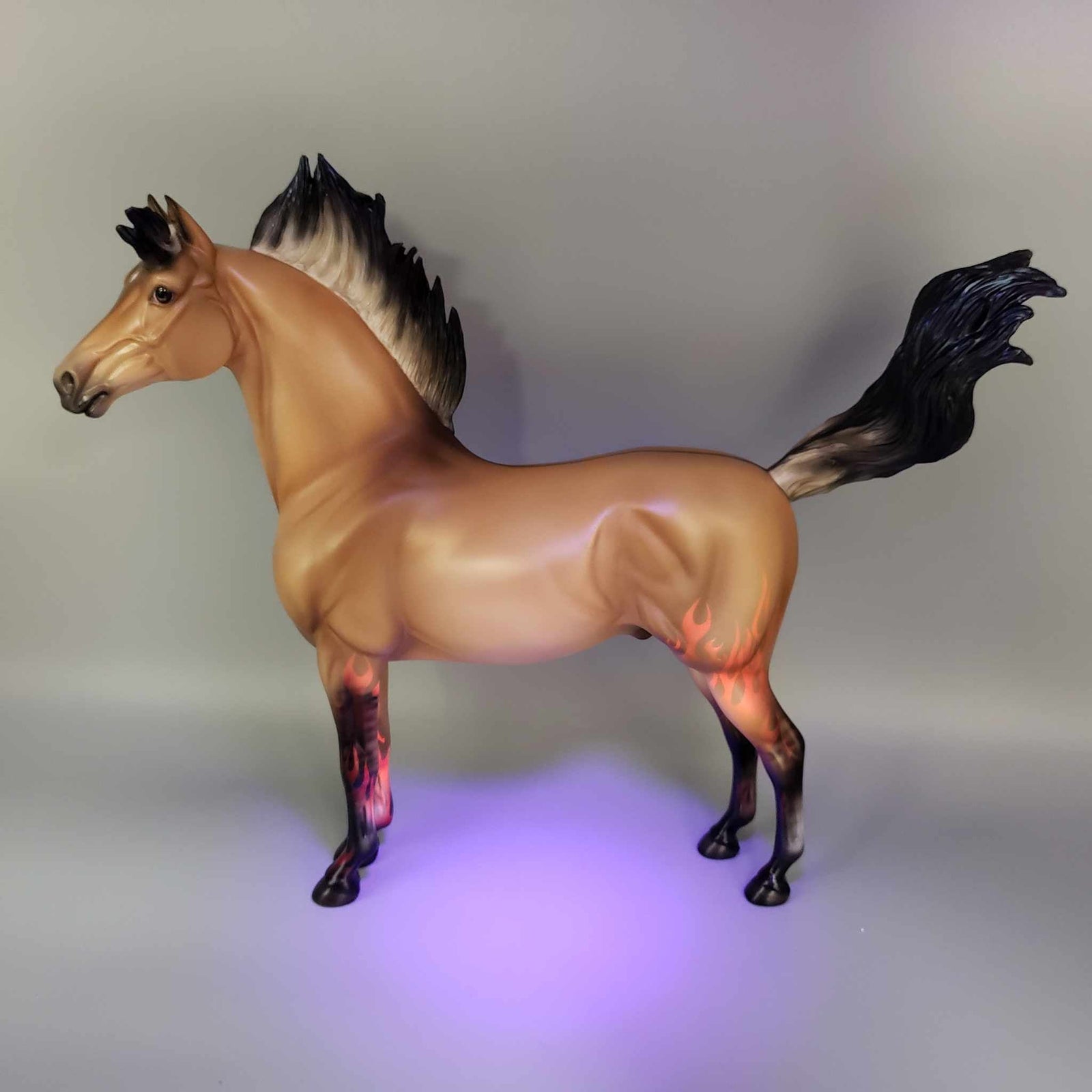 Sam McGee OOAK Frosted Bay Dun Blacklight Reactive Morgan BEST OFFER Moonlight Madness 2023 MM23