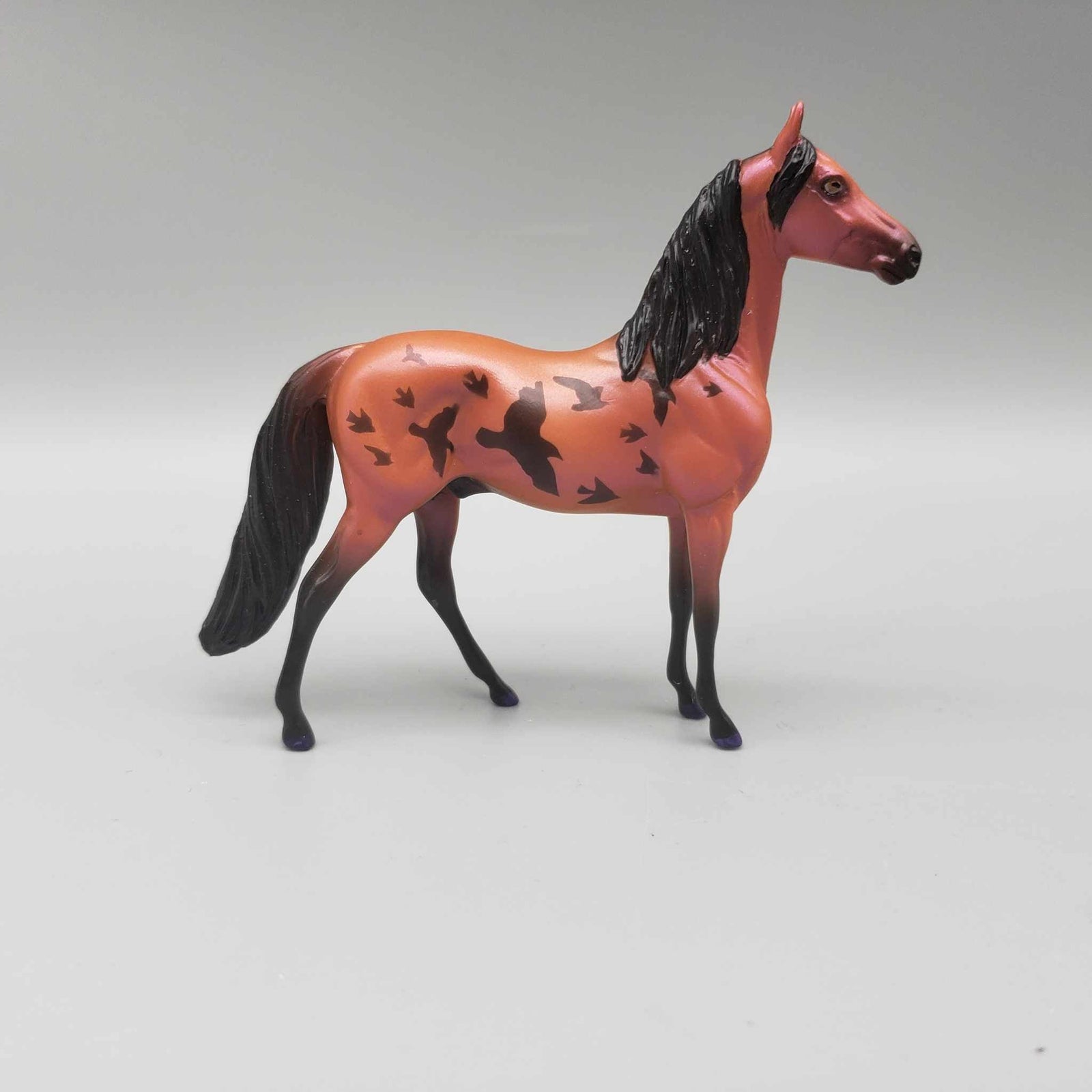 Ornithophobia OOAK Deco Red Bay Inspired By The Birds Morgan Chip By Ellen Robbins Moonlight Madness 2023 MM23