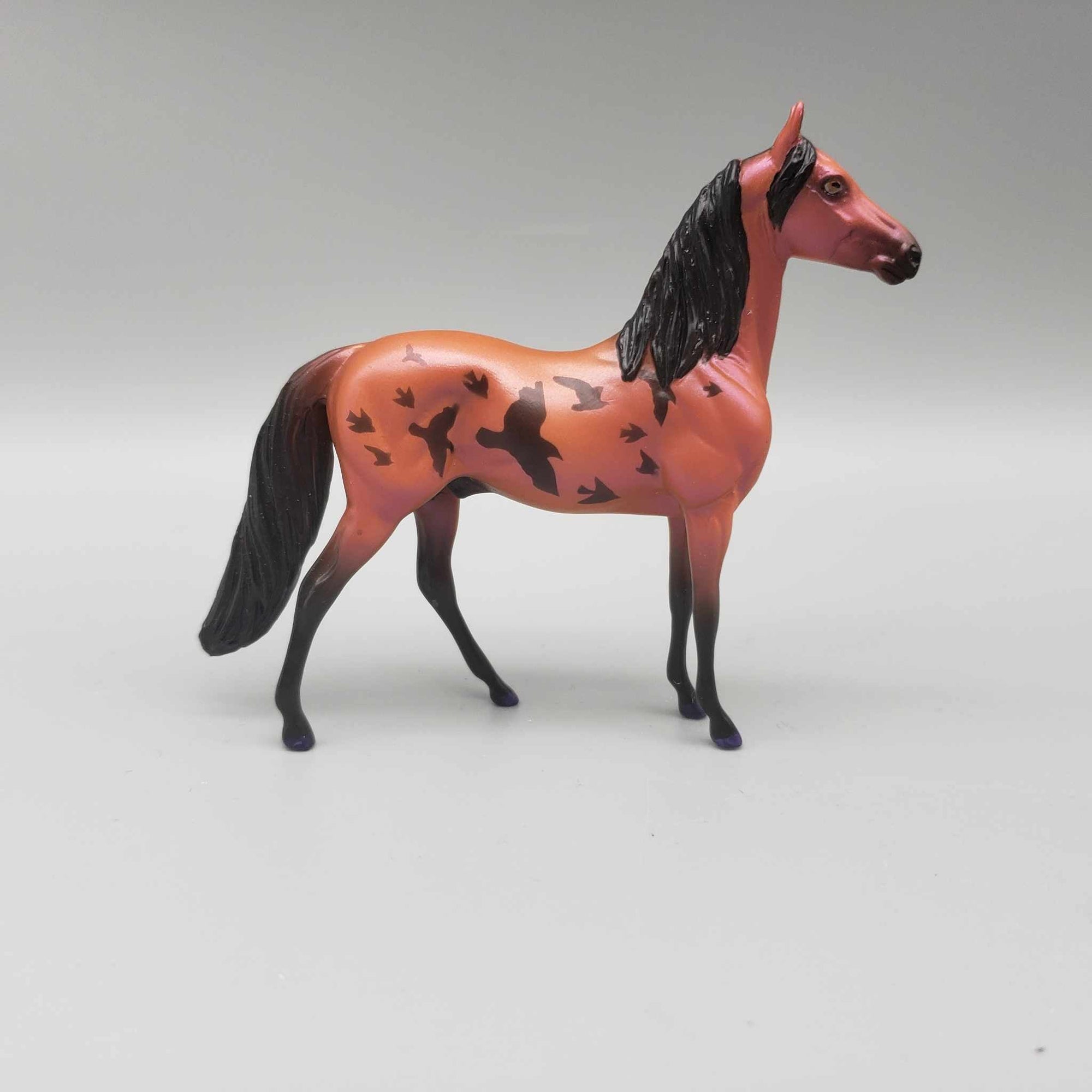 Ornithophobia OOAK Deco Red Bay Inspired By The Birds Morgan Chip By Ellen Robbins Moonlight Madness 2023 MM23