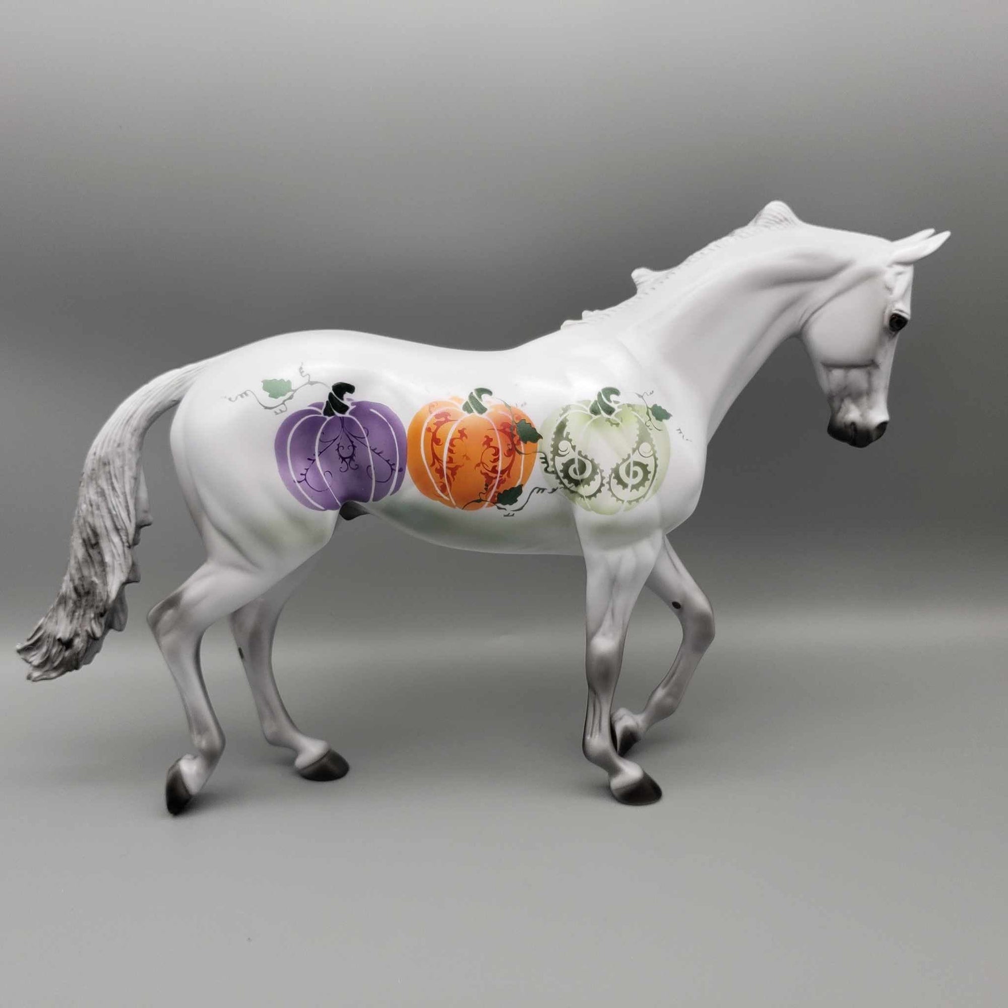 Pumpkin Spice with Deco with Green, Orange and Purple Pumpkins By Dawn Quick Moonlight Madness 2023 MM23