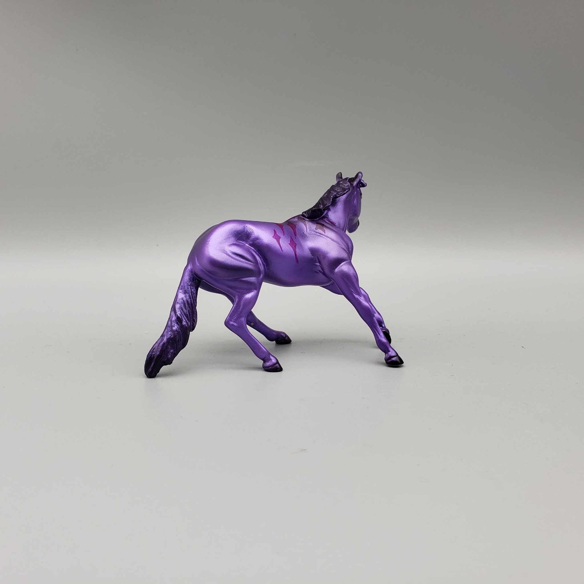 Islans &amp; Calf OOAK Purple Blacklight Reactive Cutter &amp; Alien Calf Chip LE-30 By Jess Hamill Moonlight Madness 2023 MM23